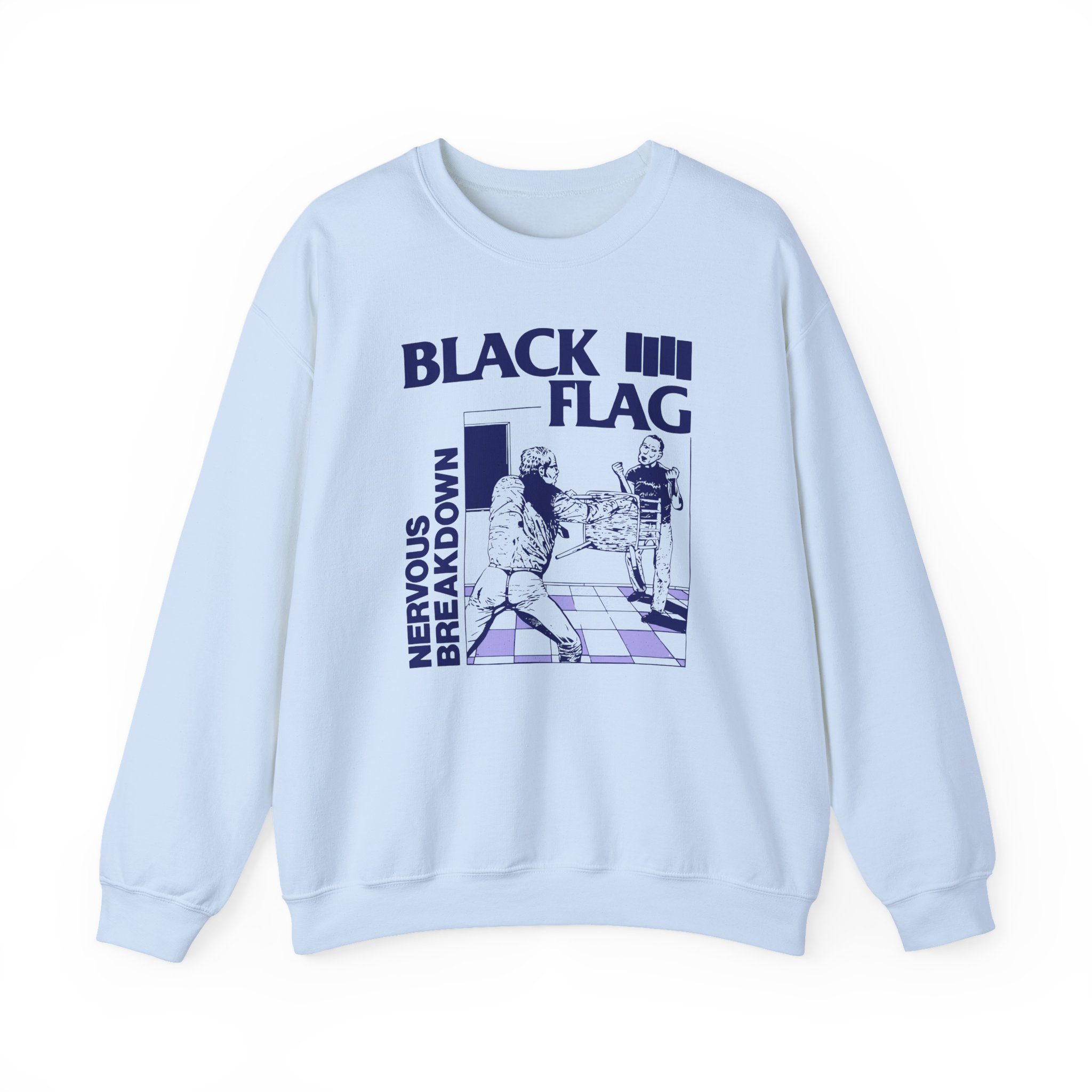 Black Flag Nervous Breakdown Unisex Heavy Blendâ„¢ Crewneck Sweatshirt