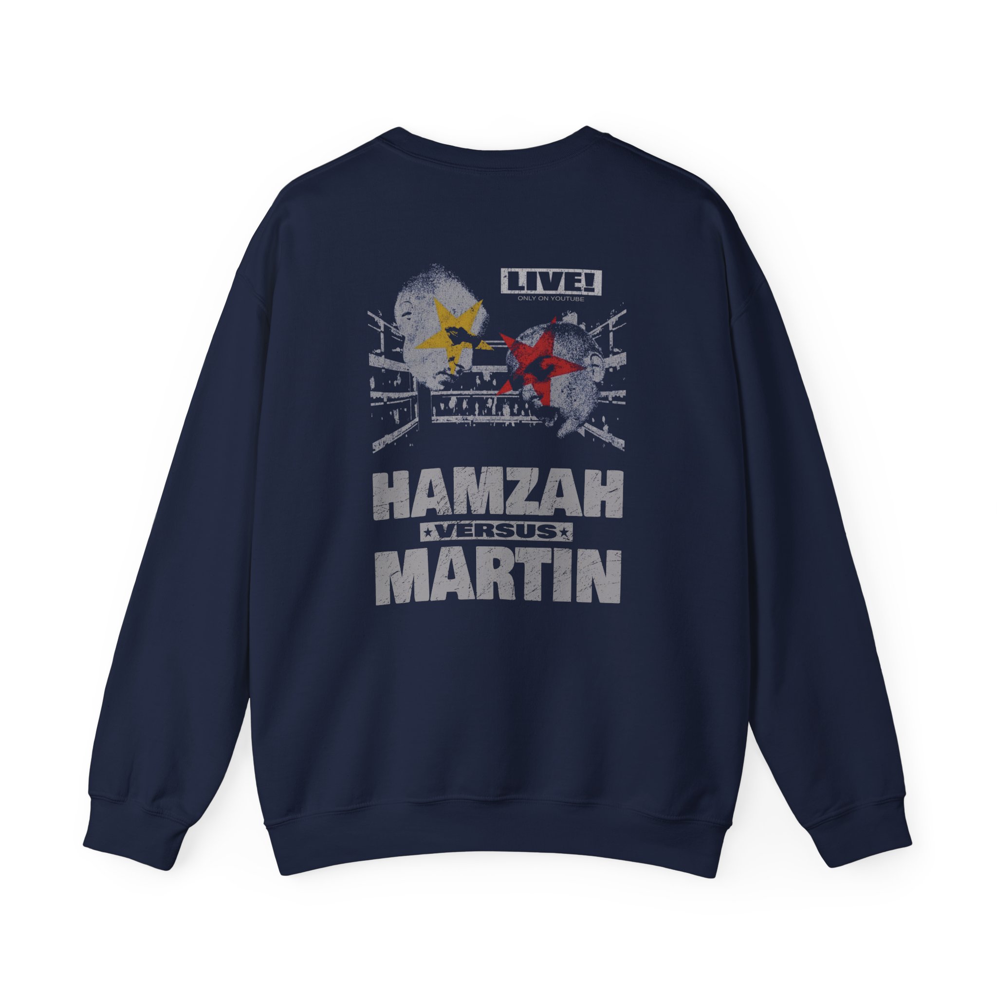 Slushy Noobz Hamzah Versus Martin Unisex Heavy Blendâ„¢ Crewneck Sweatshirt