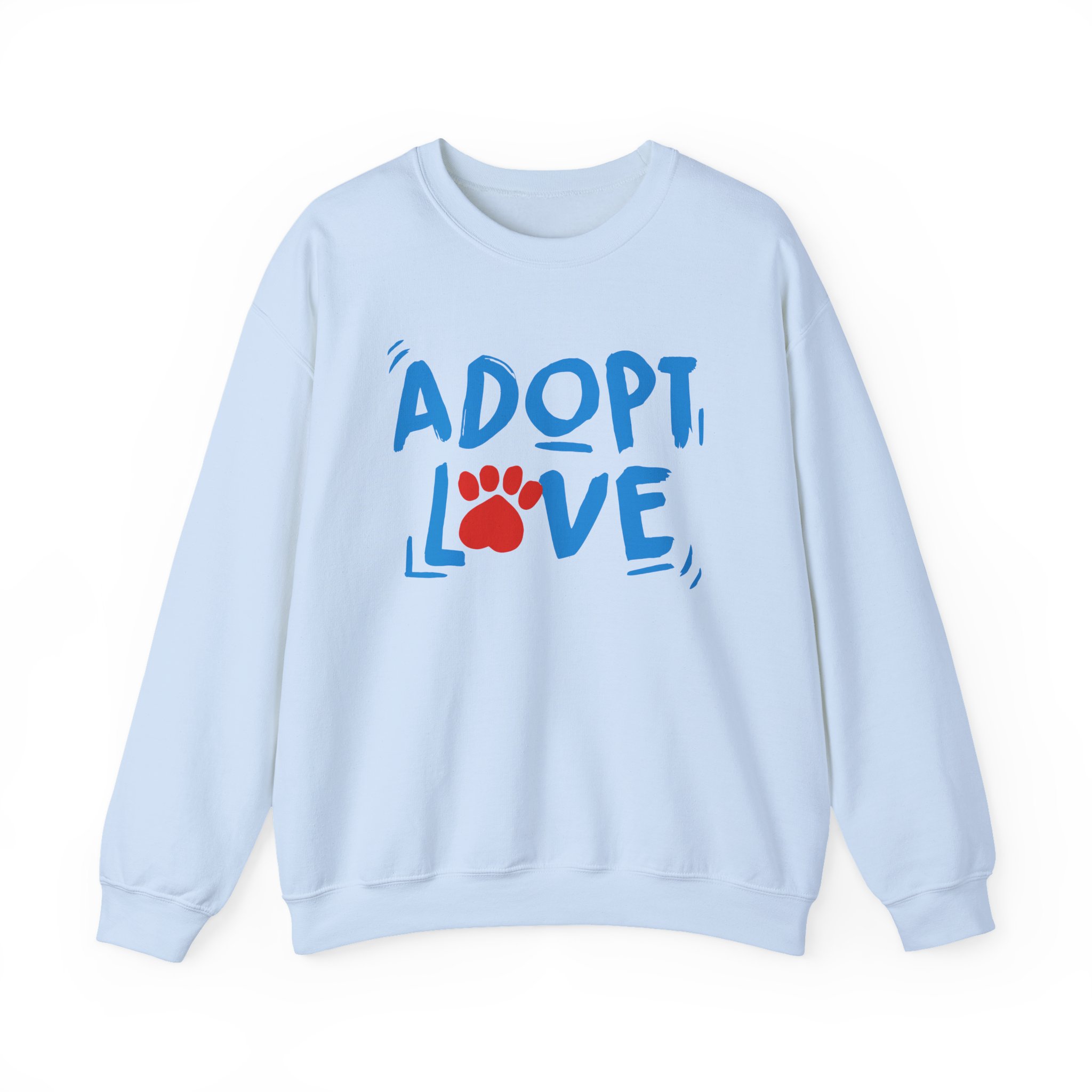 Nina Dobrev Adopt Love Unisex Heavy Blendâ„¢ Crewneck Sweatshirt