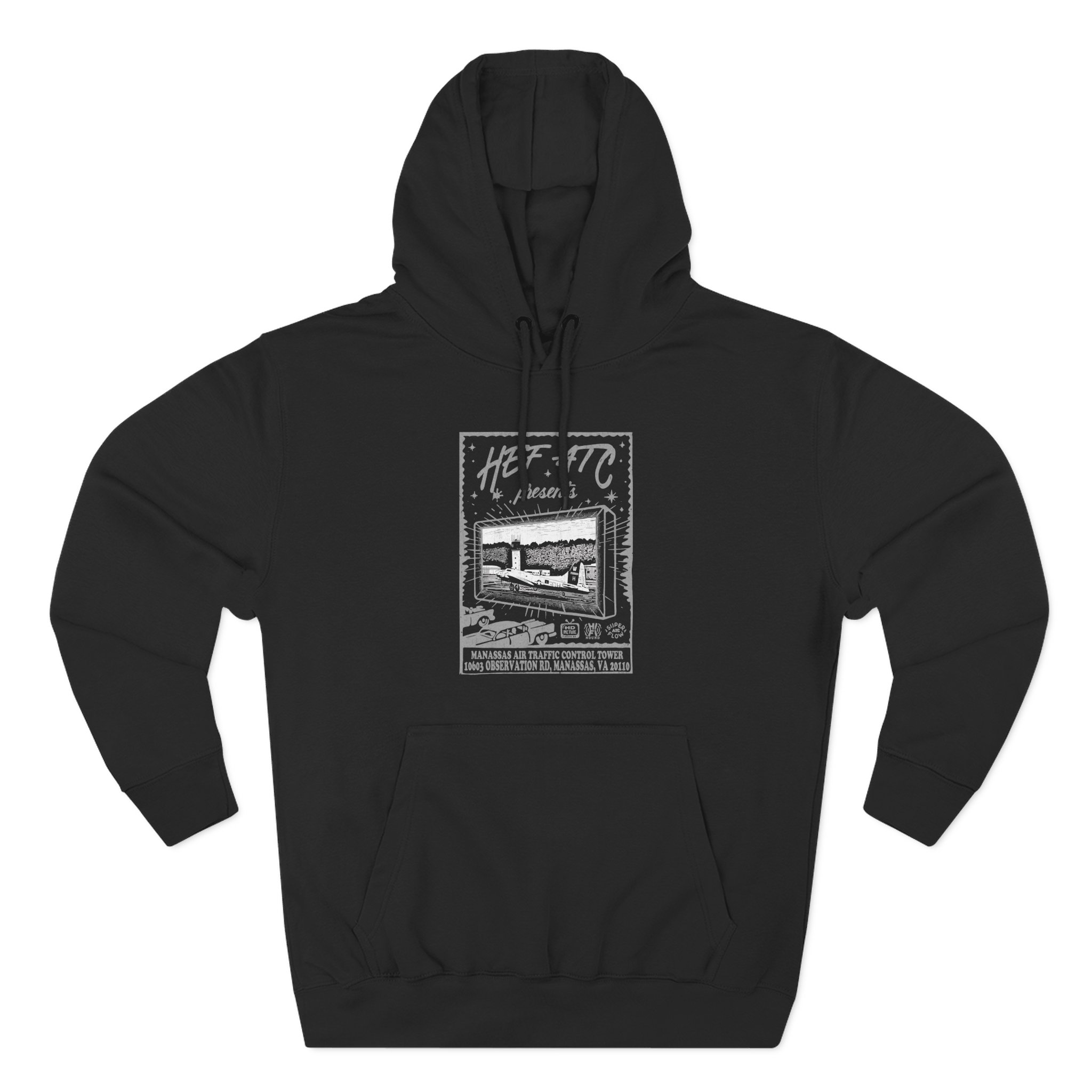 Hef Atc Three-Panel Fleece Hoodie