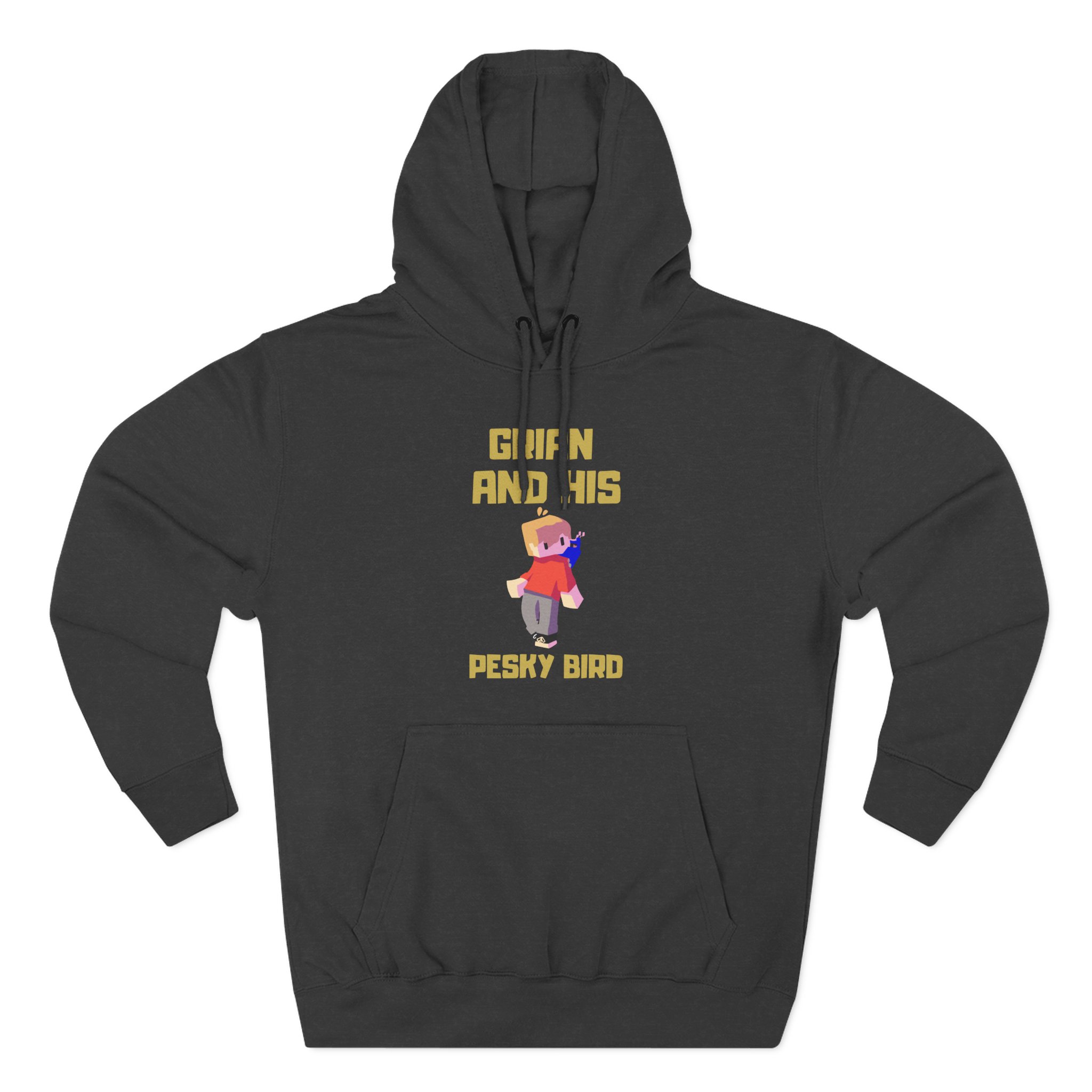 Grian Three-Panel Fleece Hoodie