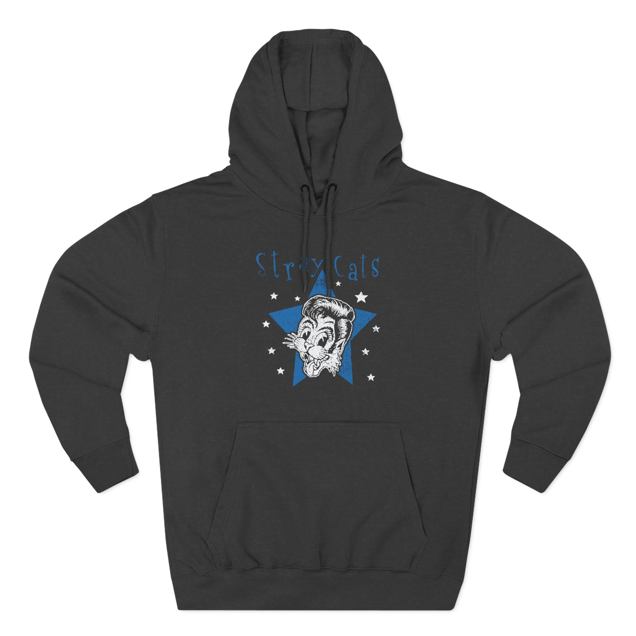 Stray Cats Star Cat Three-Panel Fleece Hoodie