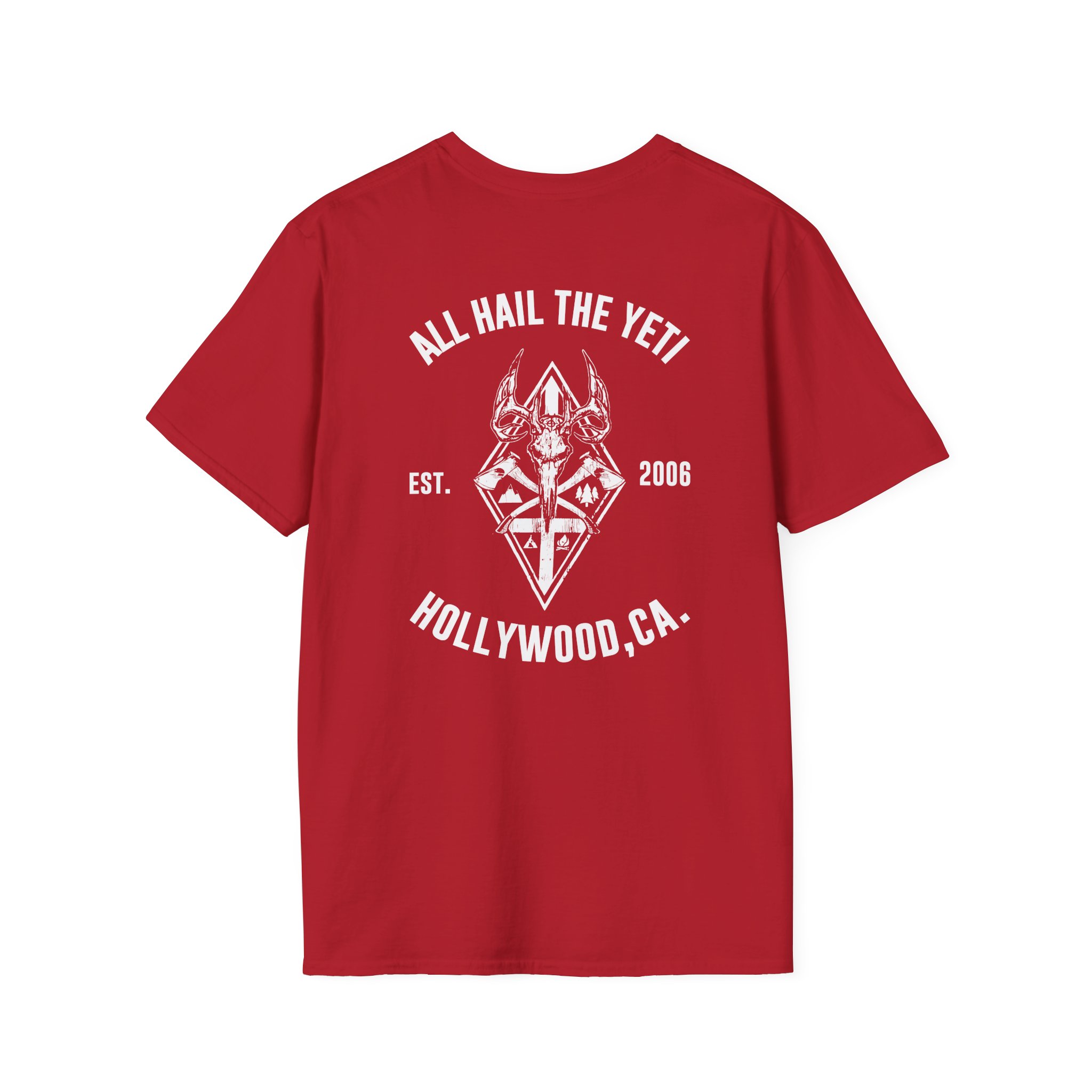 All Hail the Yeti Hollywood Unisex Softstyle T-Shirt