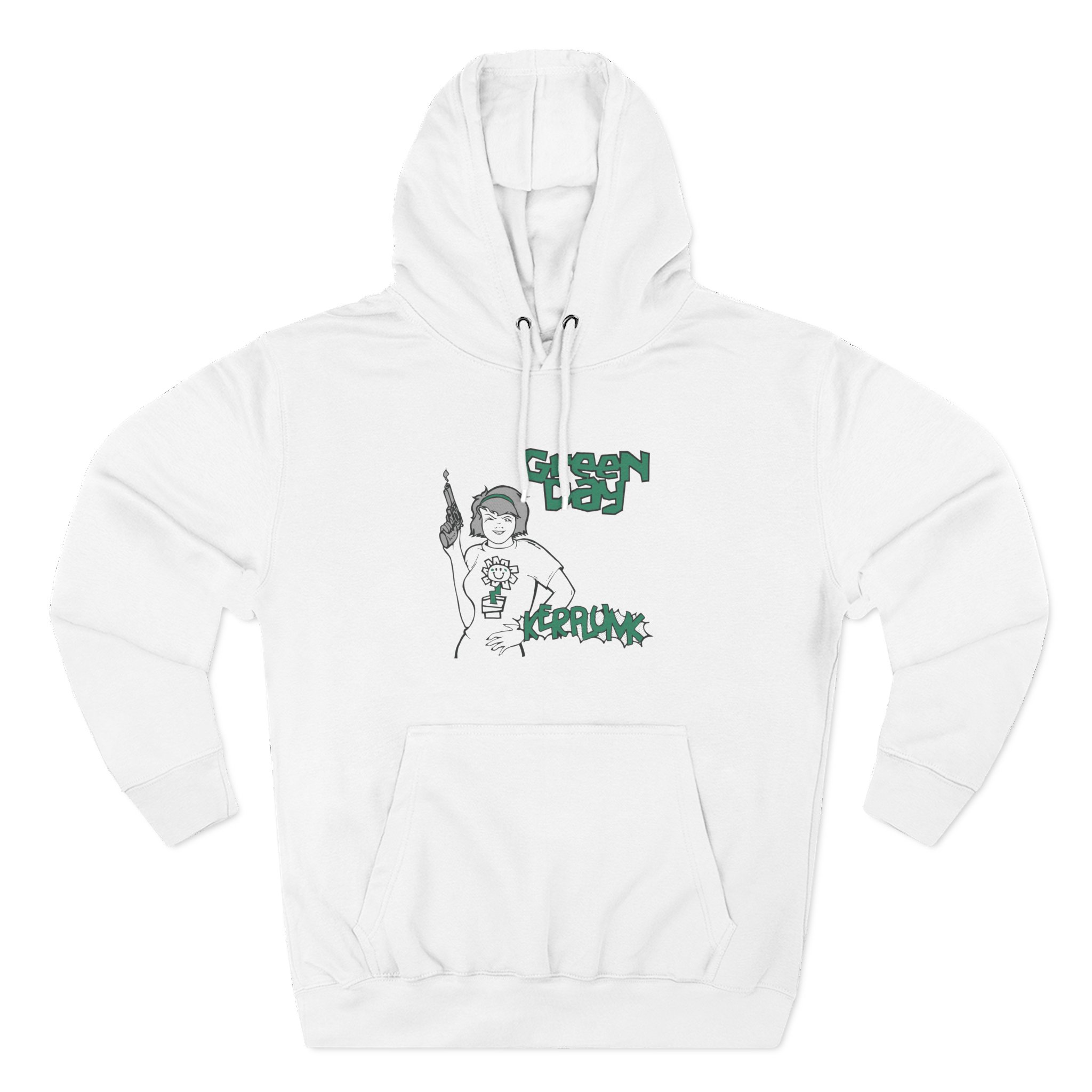 Green Day Kerplunk Baseball Three-Panel Fleece Hoodie