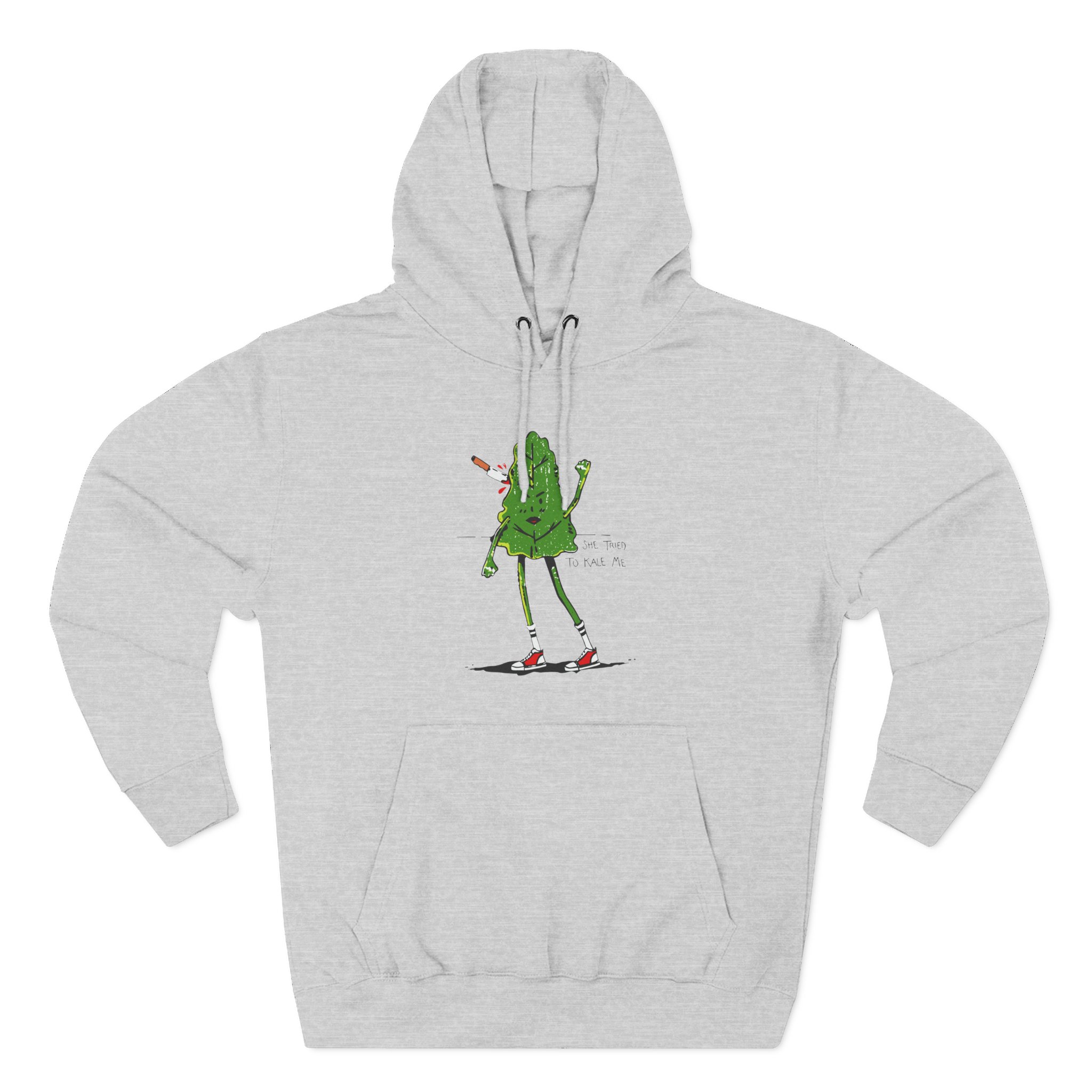 Chad Chad She Tired Kale Me Three-Panel Fleece Hoodie