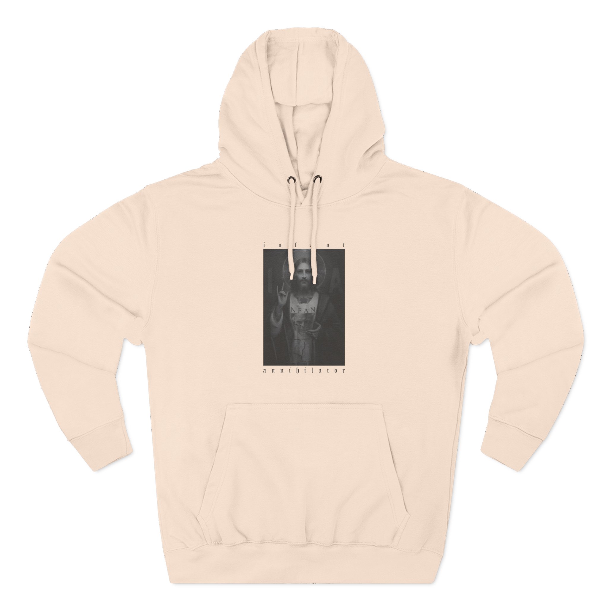 Infant Annihilator Jesus Three-Panel Fleece Hoodie