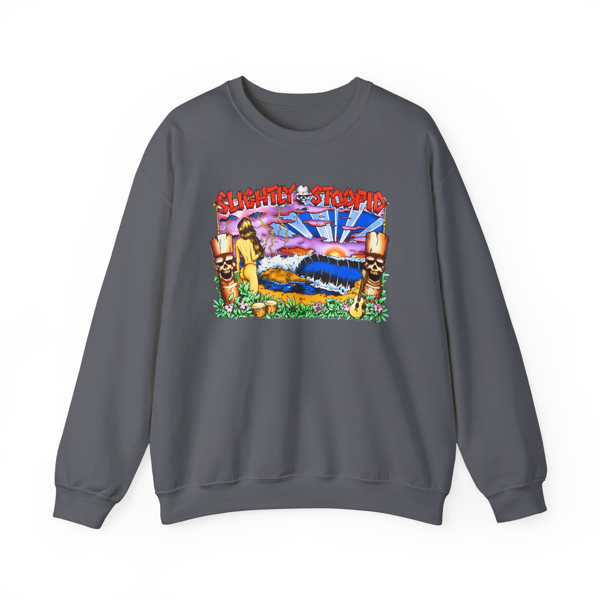 Slightly Stoopid Tiki Unisex Heavy Blendâ„¢ Crewneck Sweatshirt
