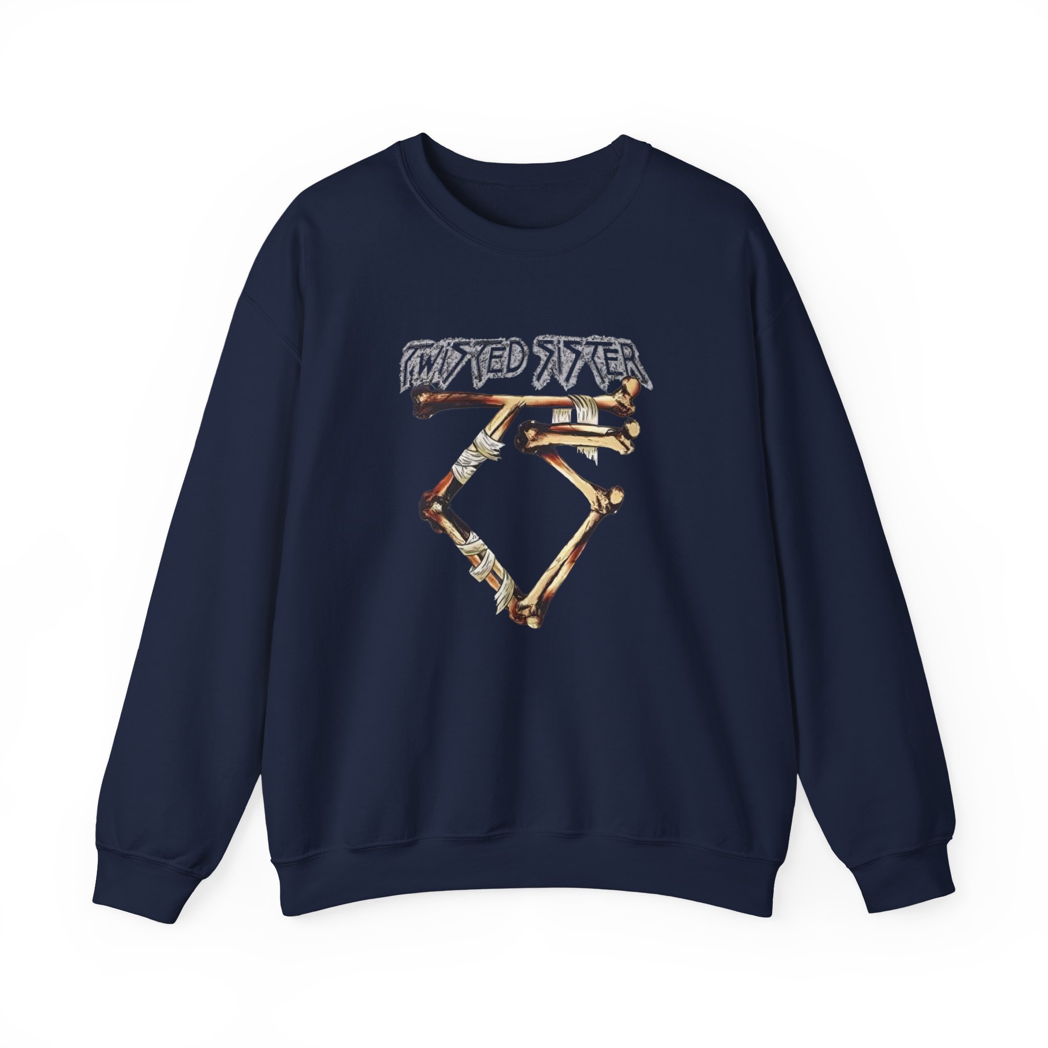 Popfunk Twisted Sister Bone Logo Unisex Heavy Blendâ„¢ Crewneck Sweatshirt