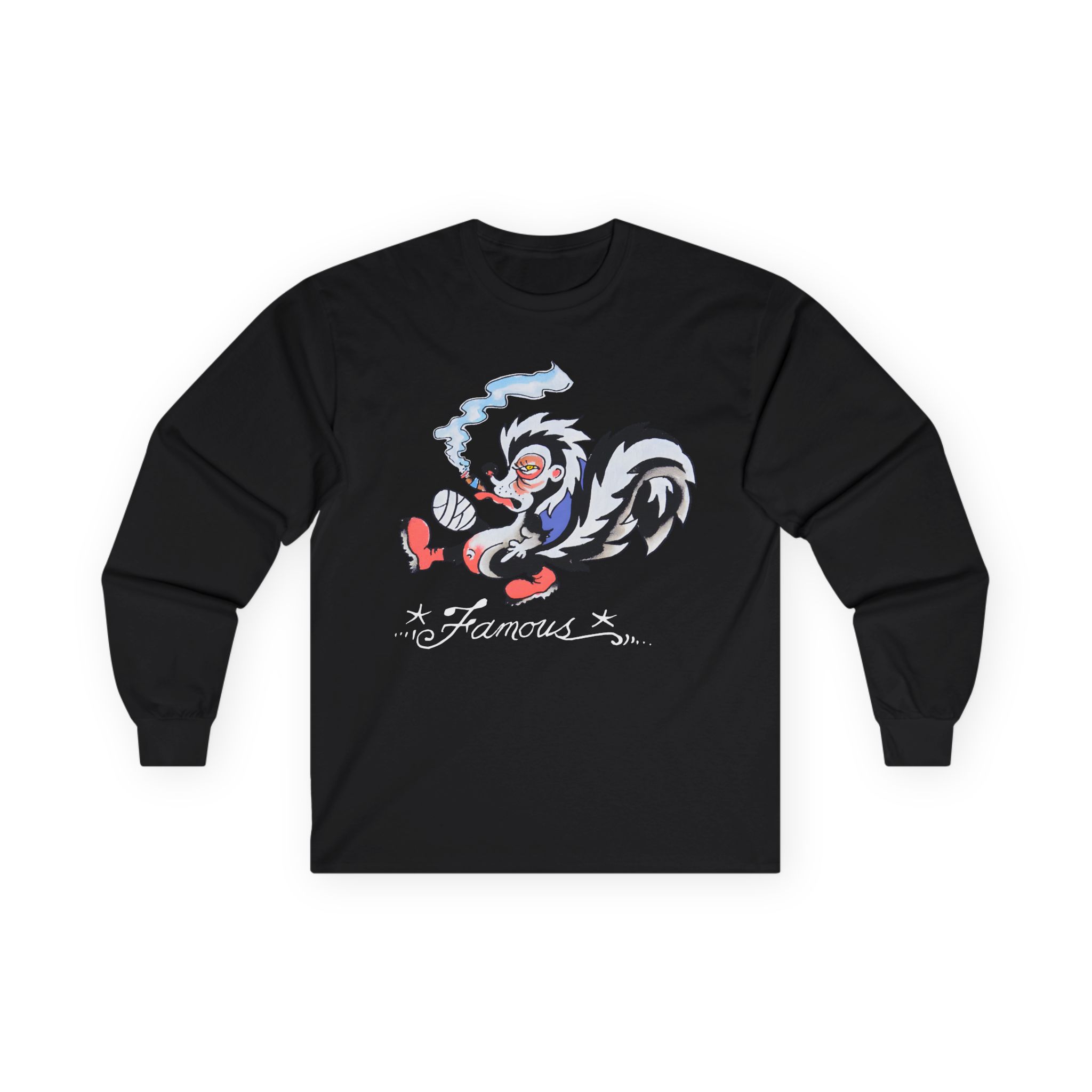 Kim Petras Famous Skunk Boxy Unisex Ultra Cotton Long Sleeve Tee