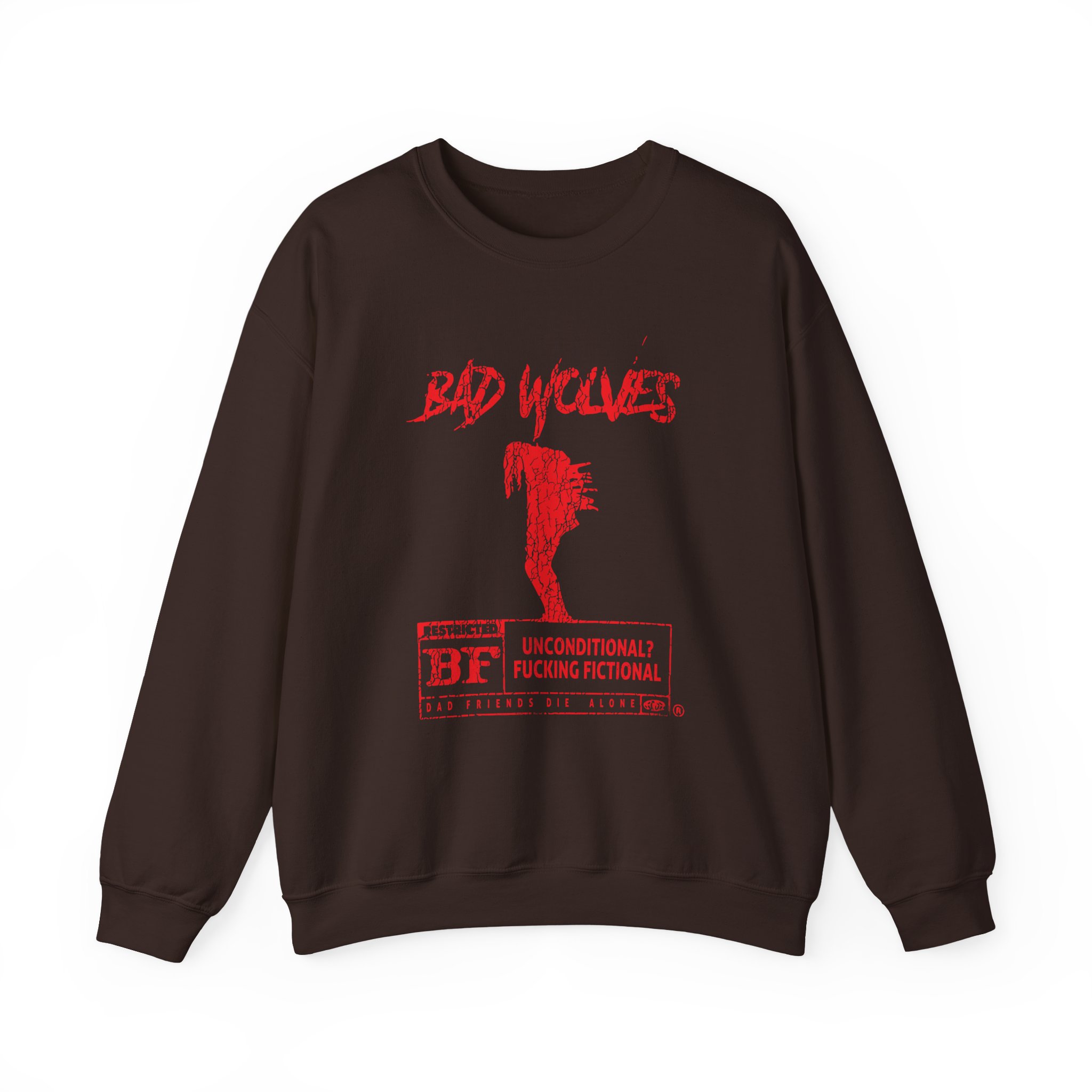 Bad Wolves Bad Friend Unisex Heavy Blendâ„¢ Crewneck Sweatshirt