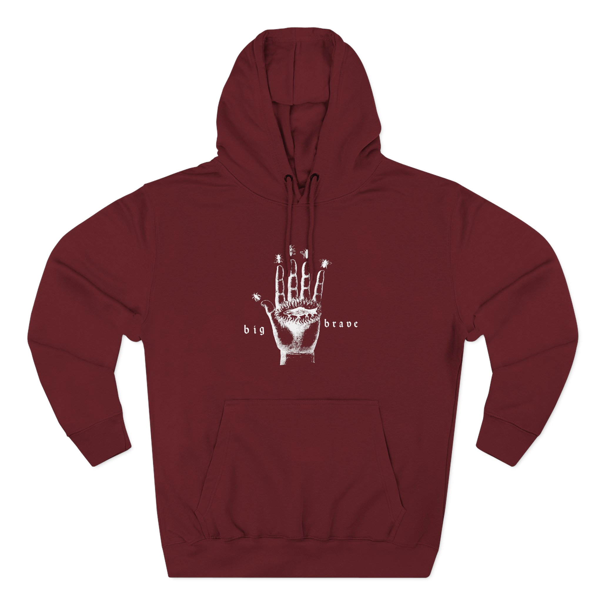 Big Brave Hand Three-Panel Fleece Hoodie