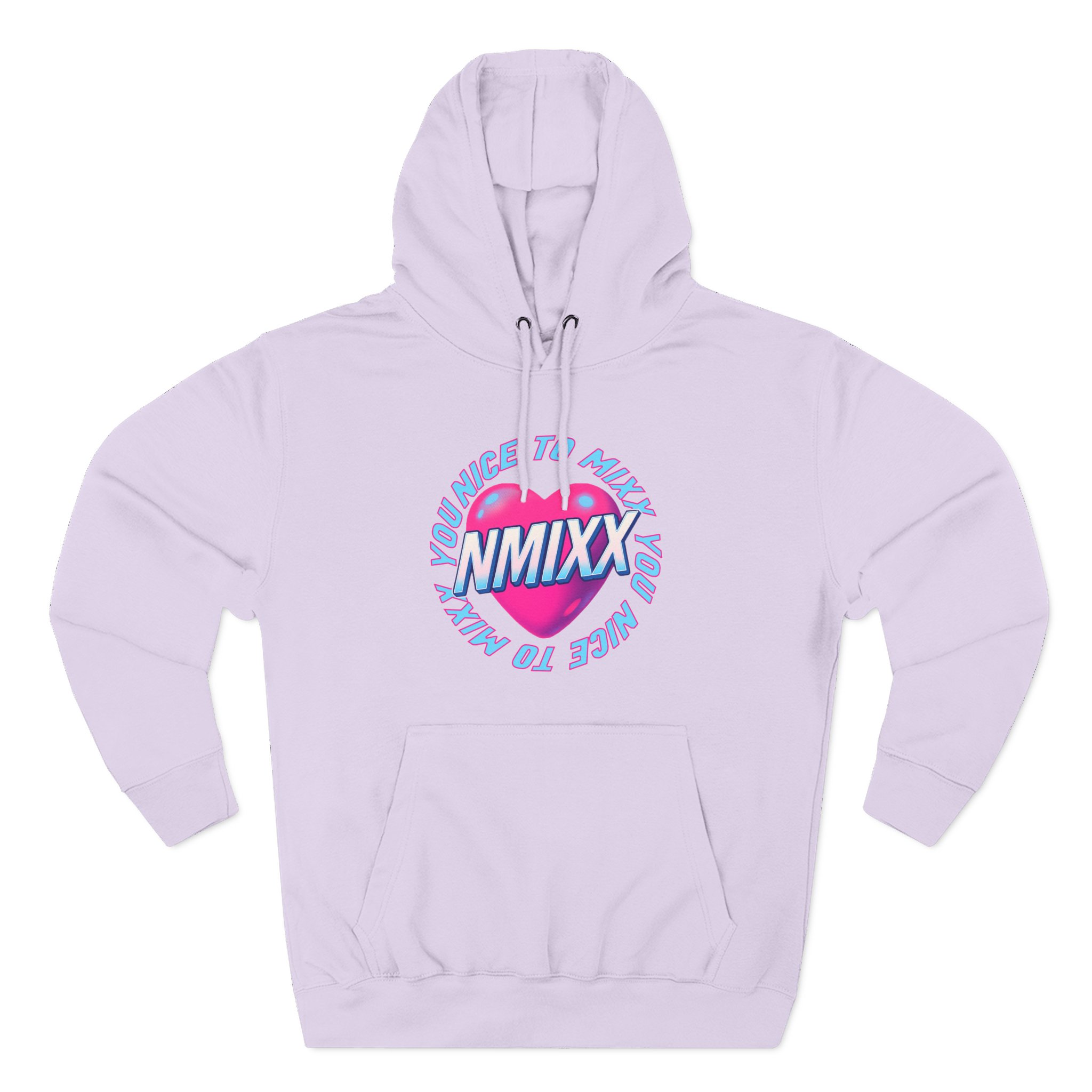 Nmixx Three-Panel Fleece Hoodie