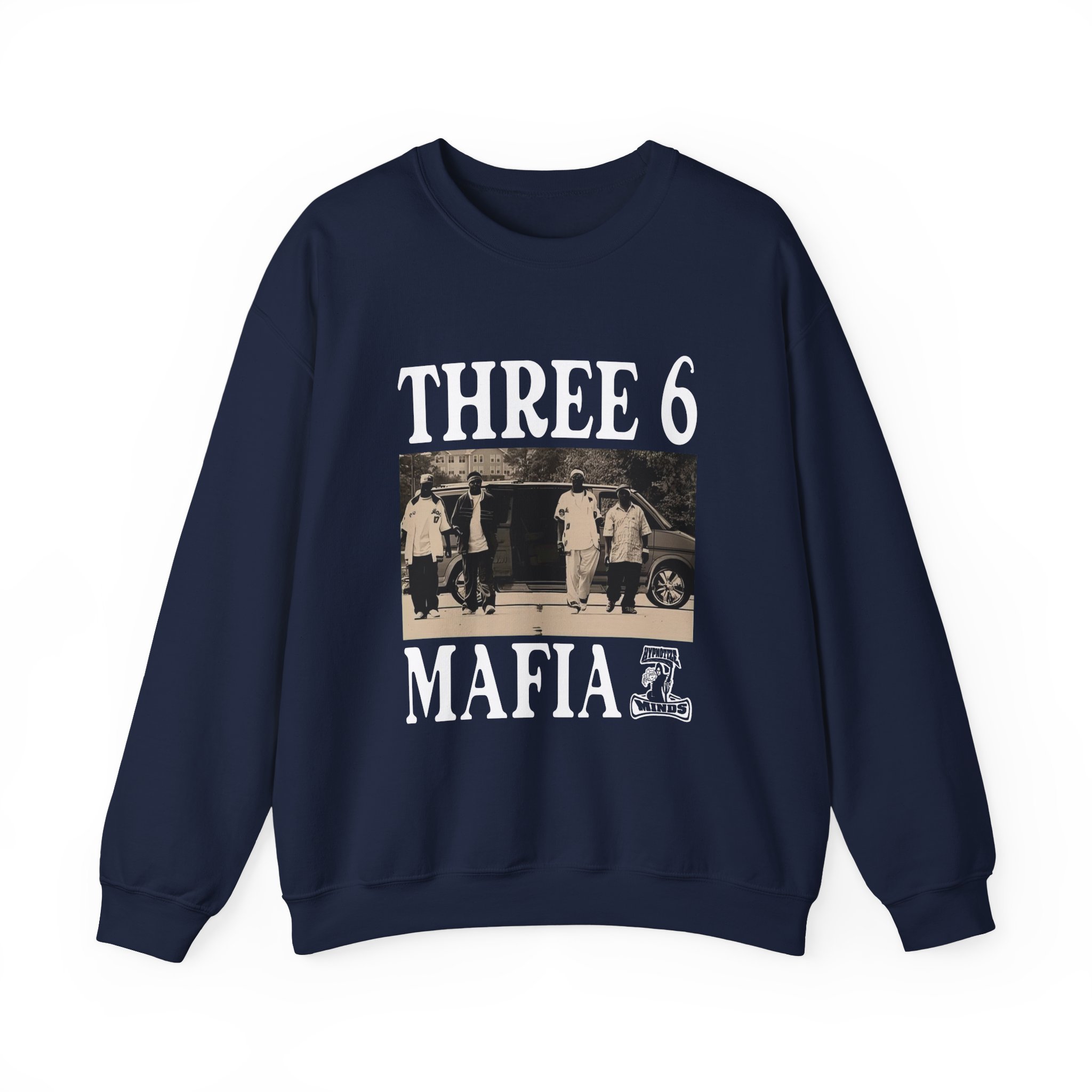 Three 6 Mafia Ridin Spinners Unisex Heavy Blendâ„¢ Crewneck Sweatshirt