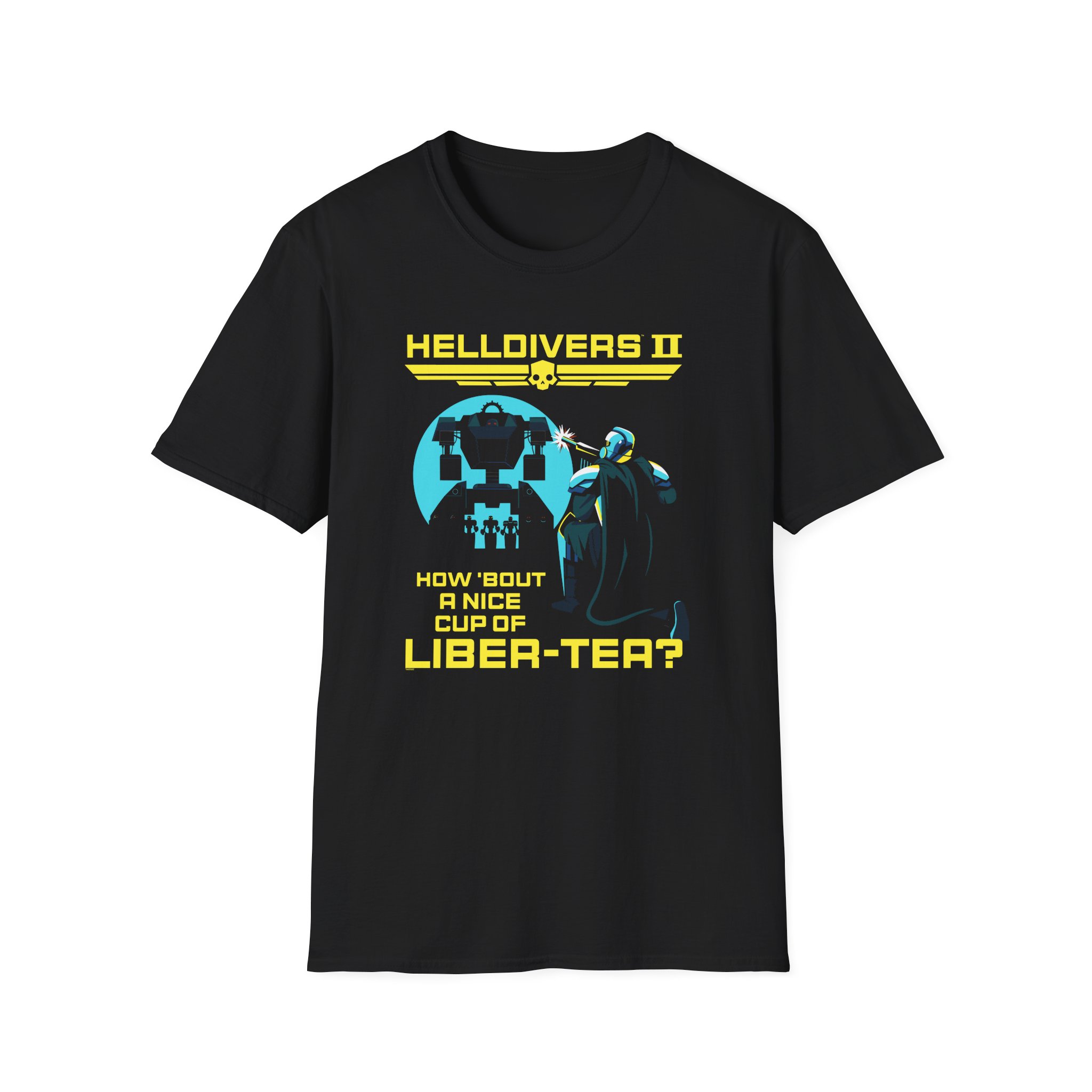 Helldivers Cup of Liber-tea Unisex Softstyle T-Shirt