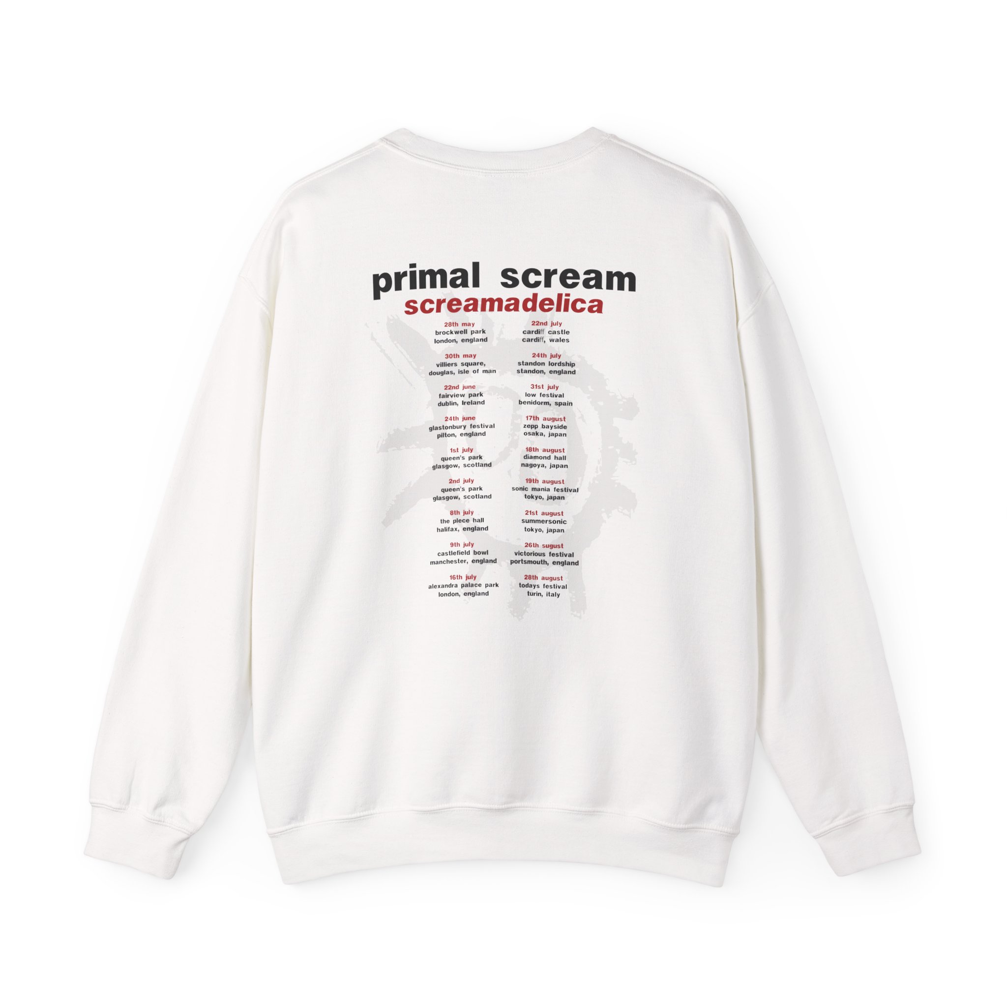 Primal Scream Screamadelica Tour Unisex Heavy Blendâ„¢ Crewneck Sweatshirt