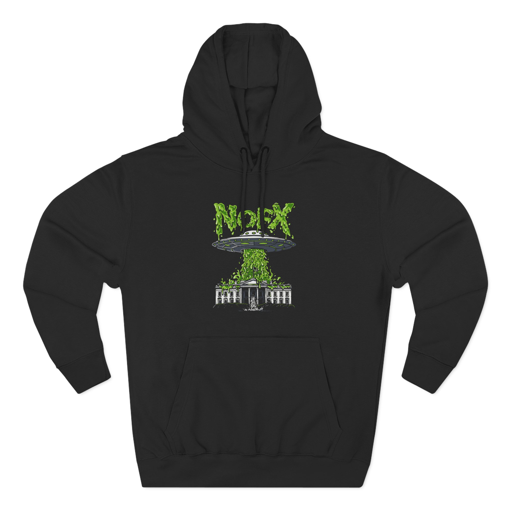 Nofx Ufo Three-Panel Fleece Hoodie