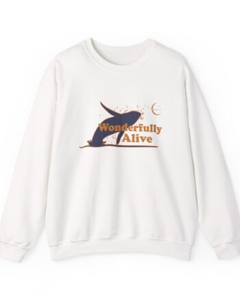 Owl City Wonderfully Alive 3/4 Unisex Heavy Blend™ Crewneck Sweatshirt