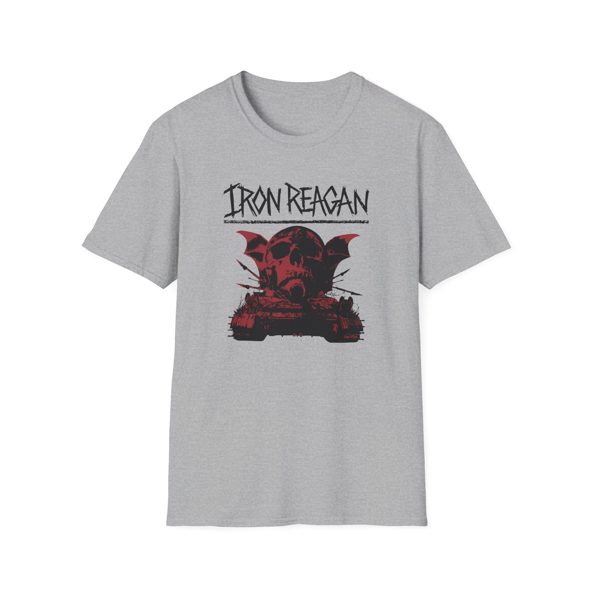 Iron Reagan Warning Unisex Softstyle T-Shirt