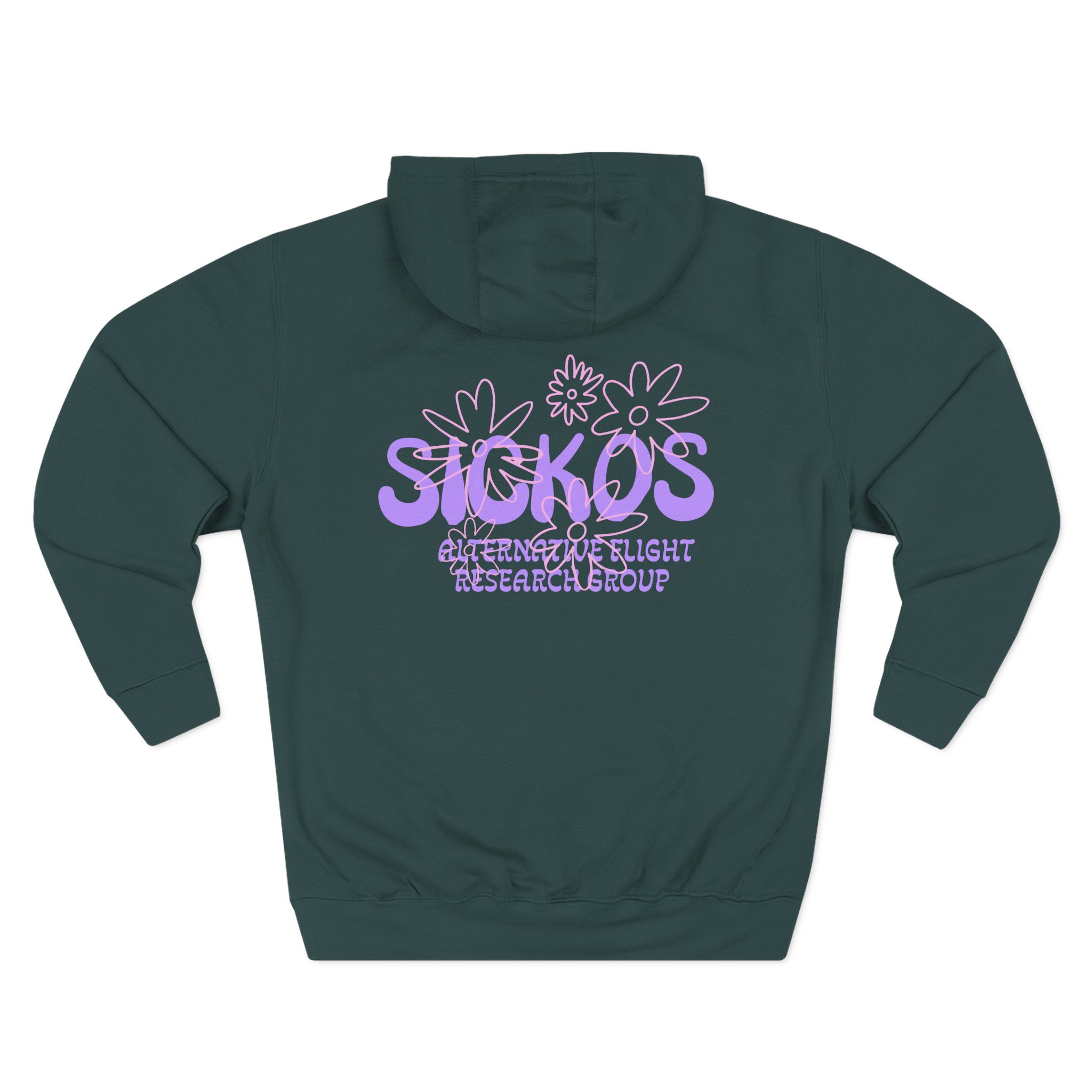 Sickos Three-Panel Fleece Hoodie