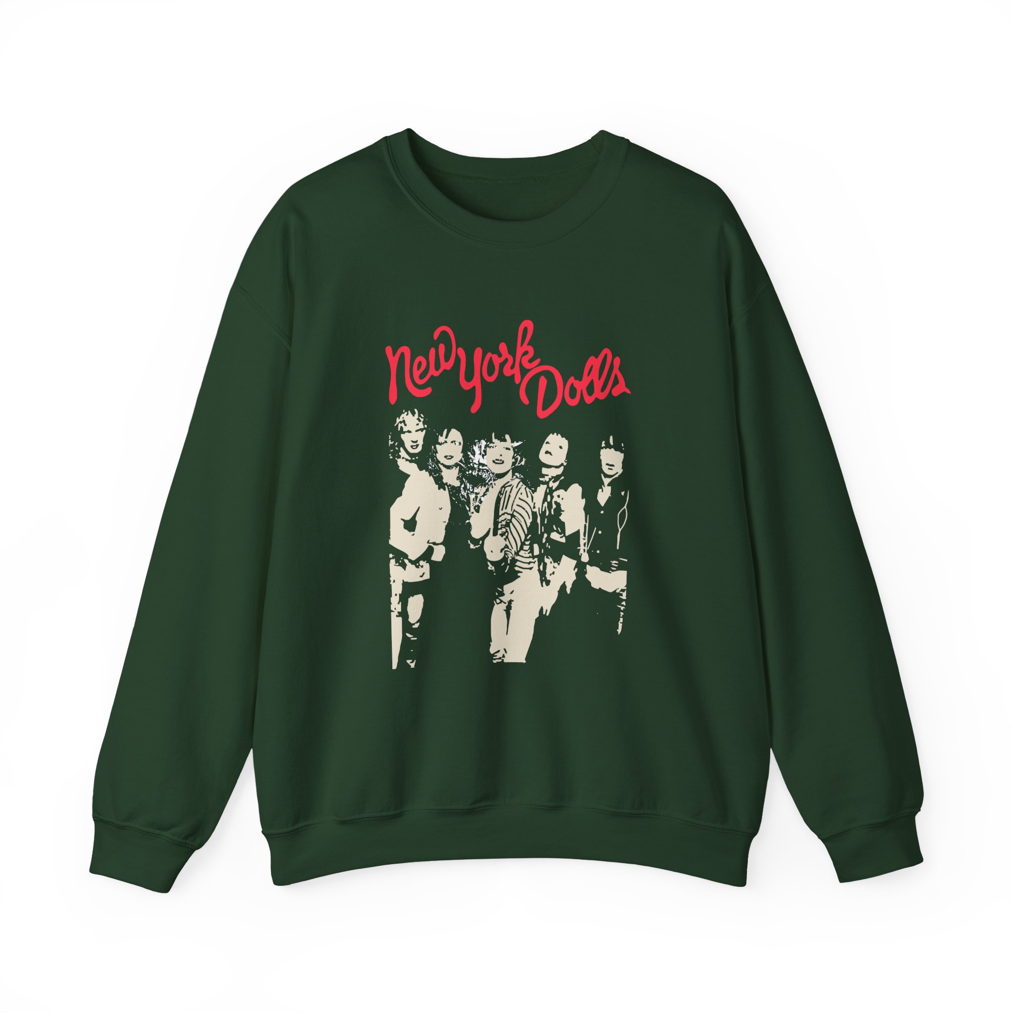 New York Dolls Trash Photo Unisex Heavy Blendâ„¢ Crewneck Sweatshirt