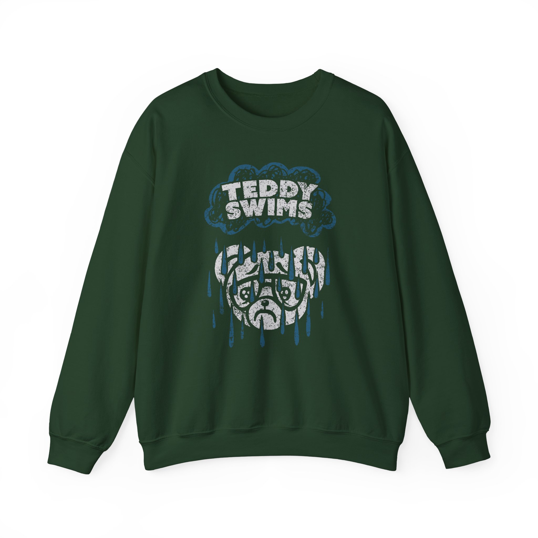 Teddy Swims Rainy Day Teddy Unisex Heavy Blend Crewneck Sweatshirt