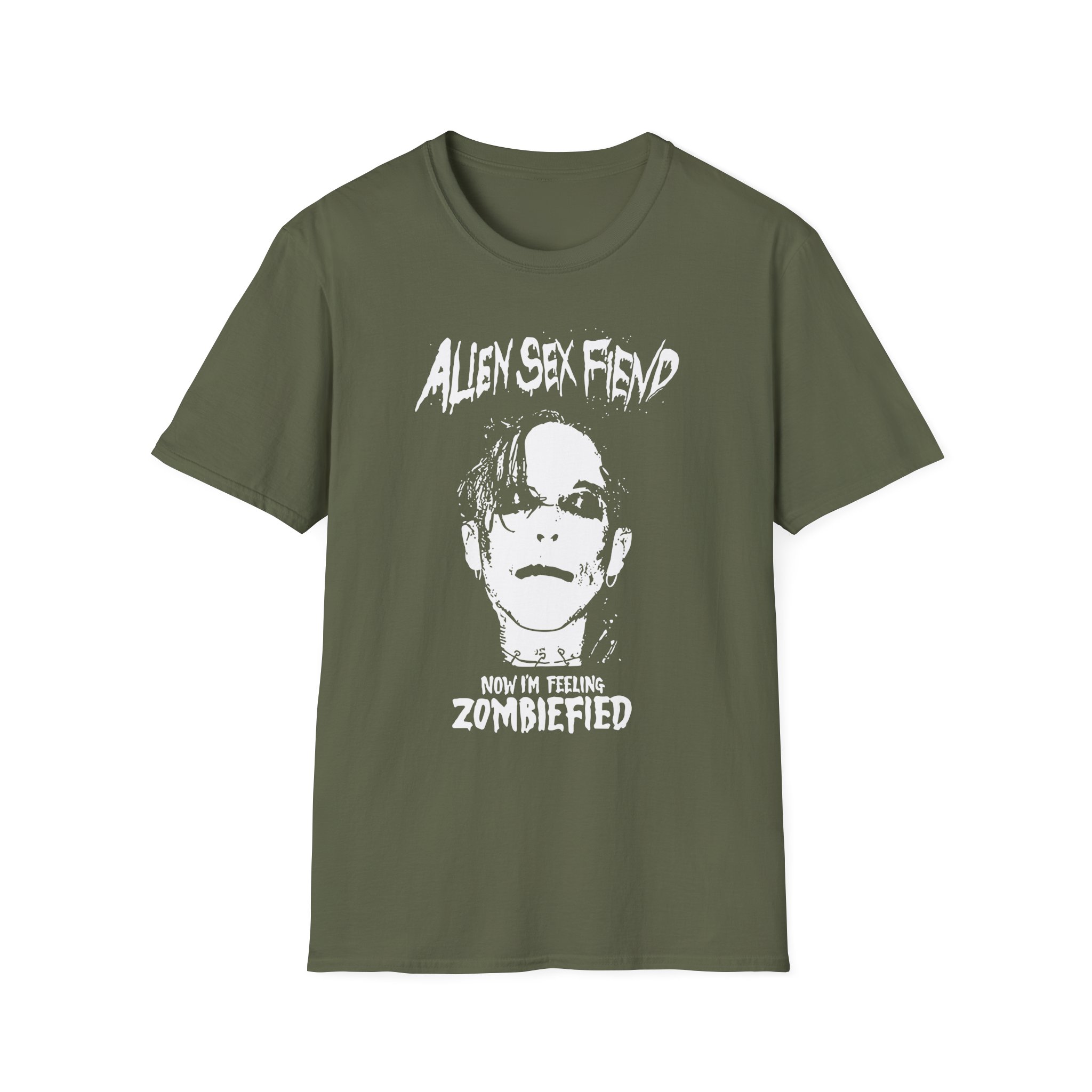 Alien Sex Fiend Zombiefied Unisex Softstyle T-Shirt