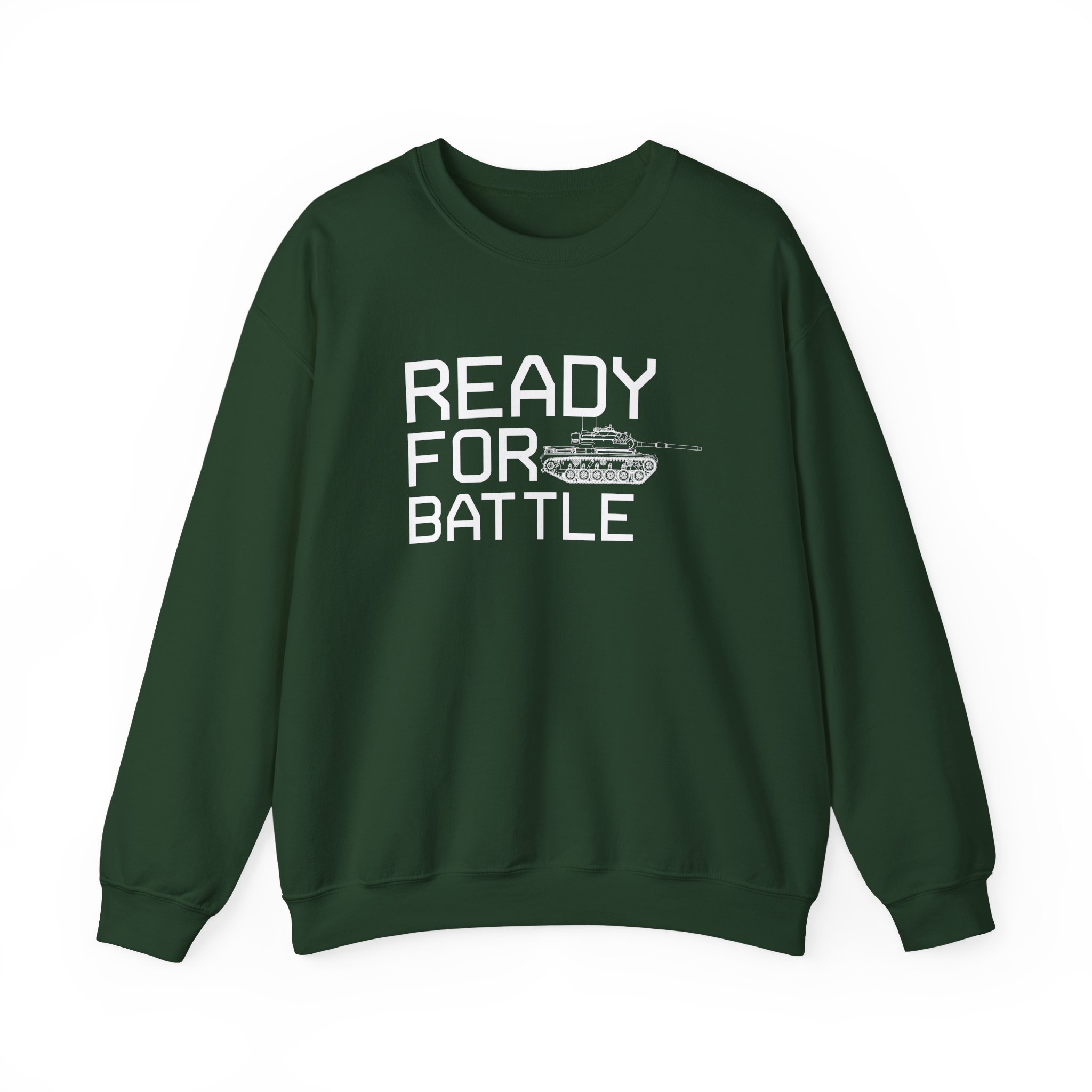 World of Tank Ready for Battle Unisex Heavy Blendâ„¢ Crewneck Sweatshirt