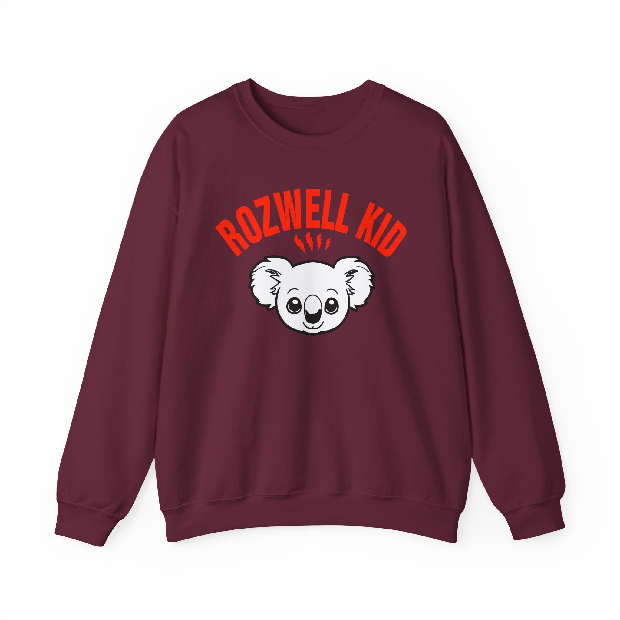 Rozwell Kid Koala Unisex Heavy Blendâ„¢ Crewneck Sweatshirt