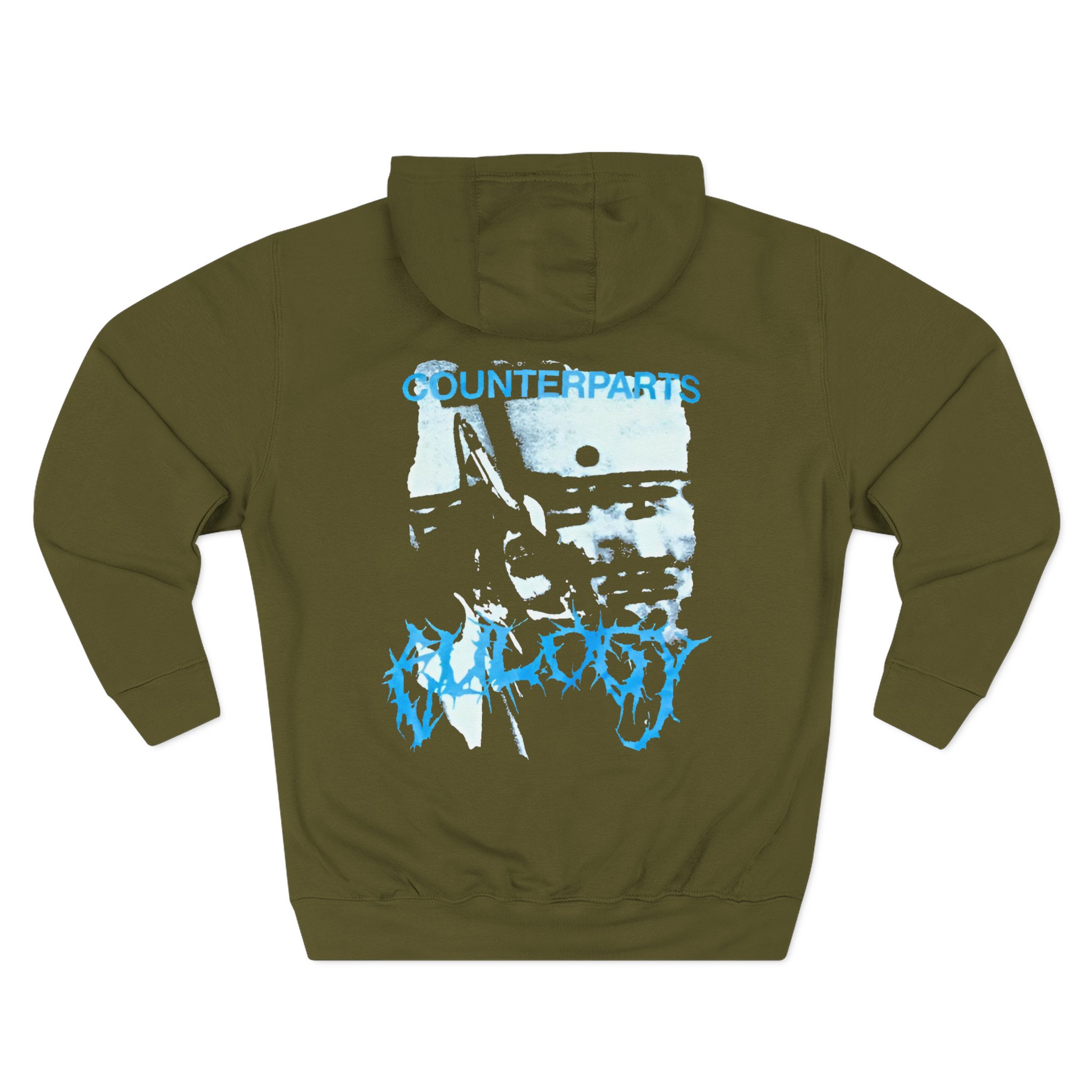 Counterparts Three-Panel Fleece Hoodie