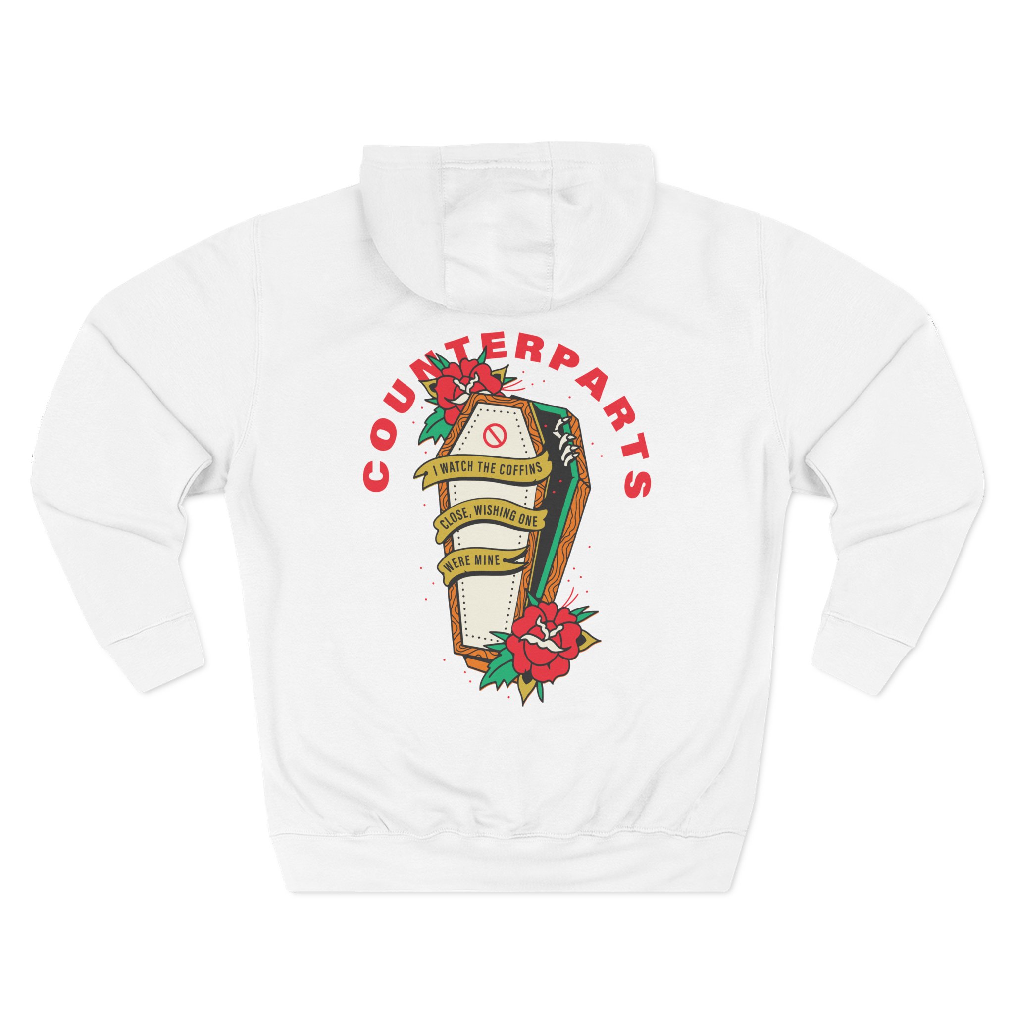 Counterparts Three-Panel Fleece Hoodie