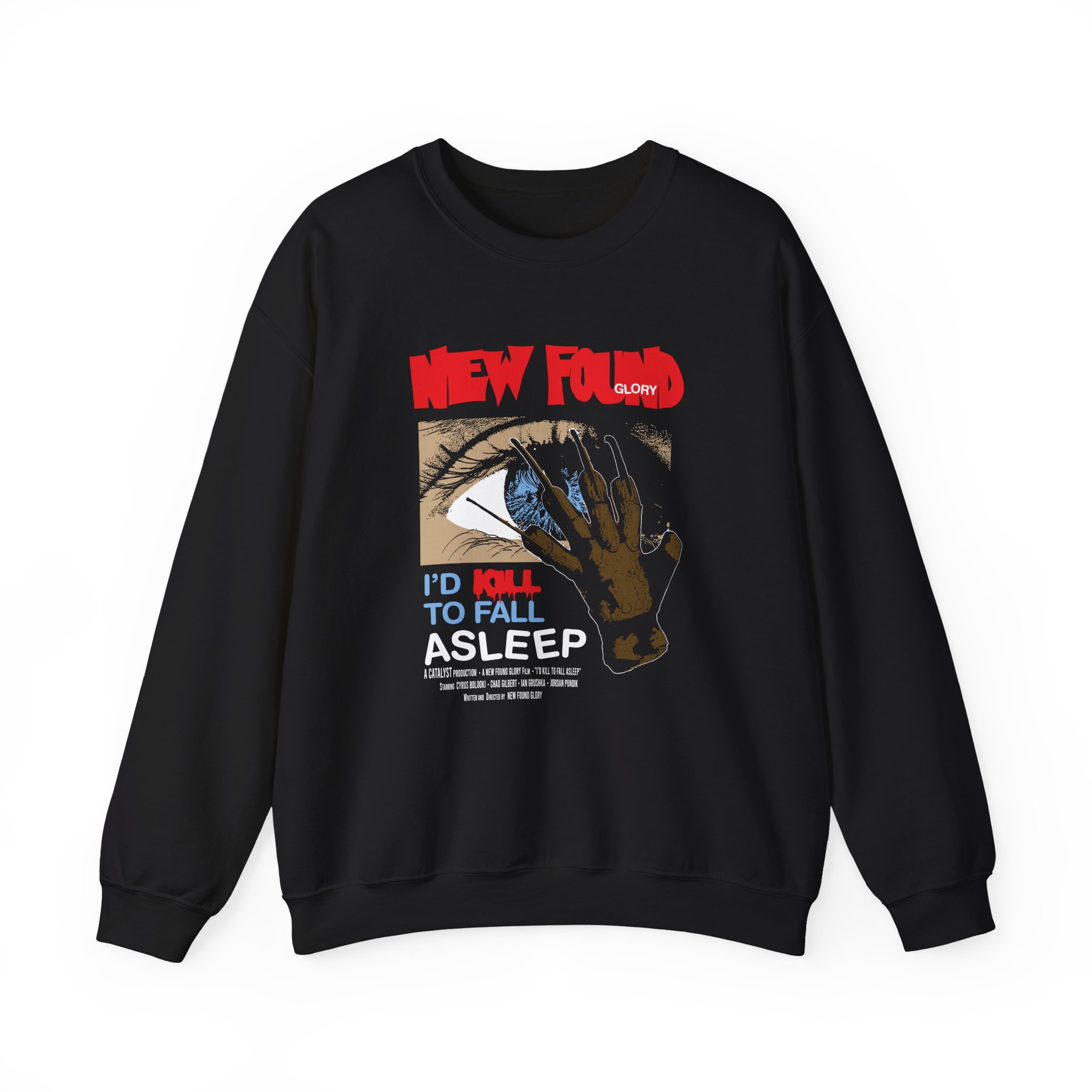 New Found Glory I'd Kill to Fall Asleep Unisex Heavy Blendâ„¢ Crewneck Sweatshirt