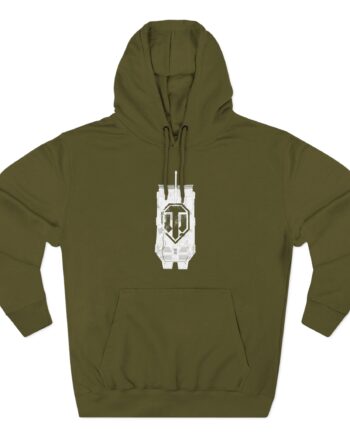 World of Tank Halftone Tank Three-Panel Fleece Hoodie