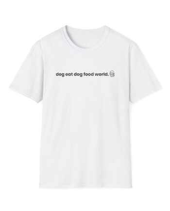 Niko B Dog Eat Dog Food World Unisex Softstyle T-shirt