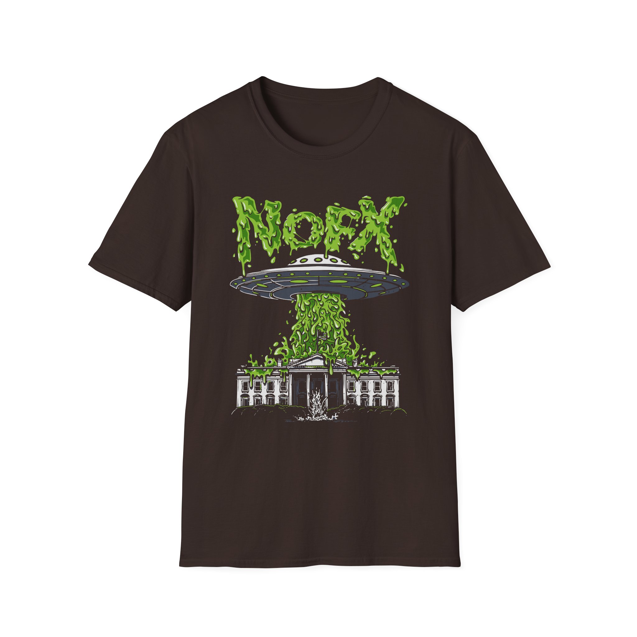 Nofx Ufo Unisex Softstyle T-Shirt