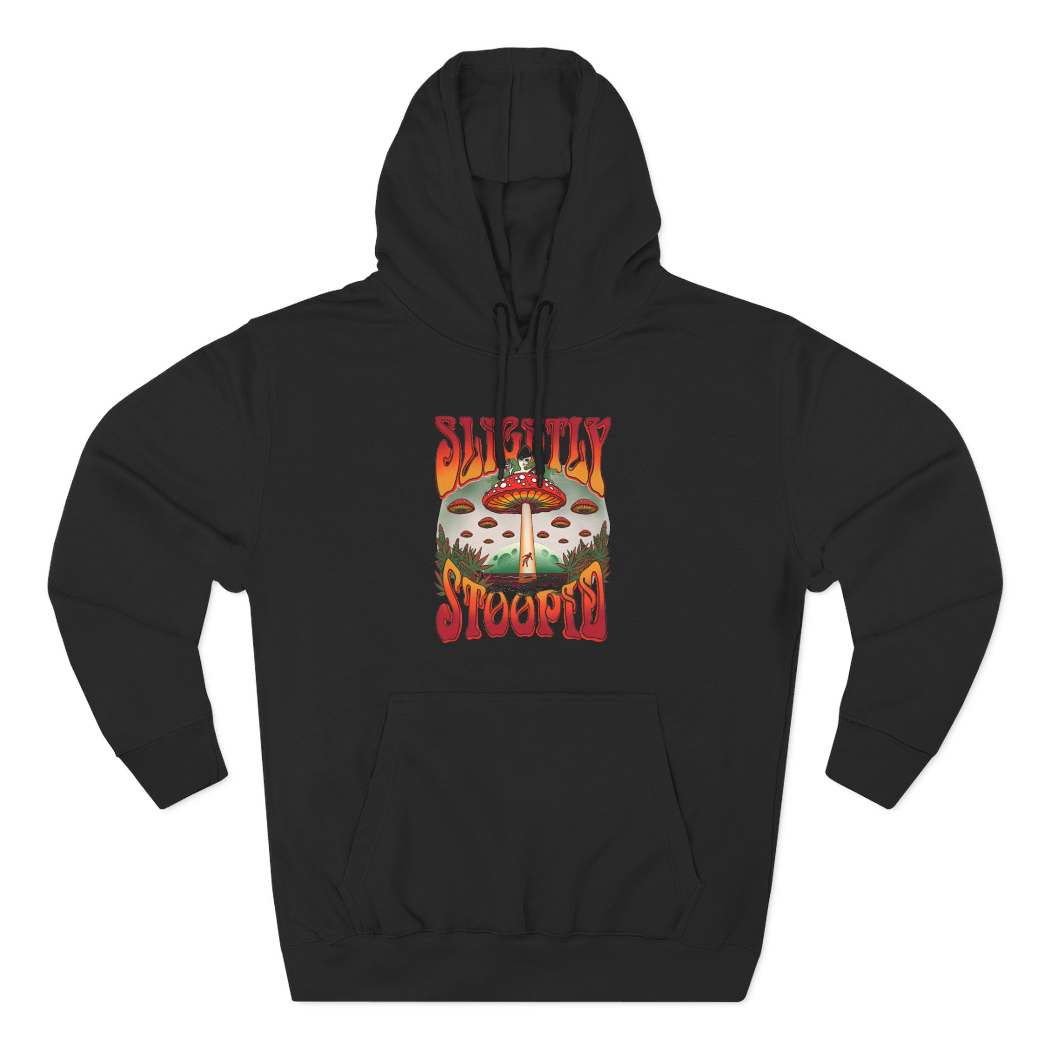 Slightly Stoopid Mushroom Ufo Three-Panel Fleece Hoodie