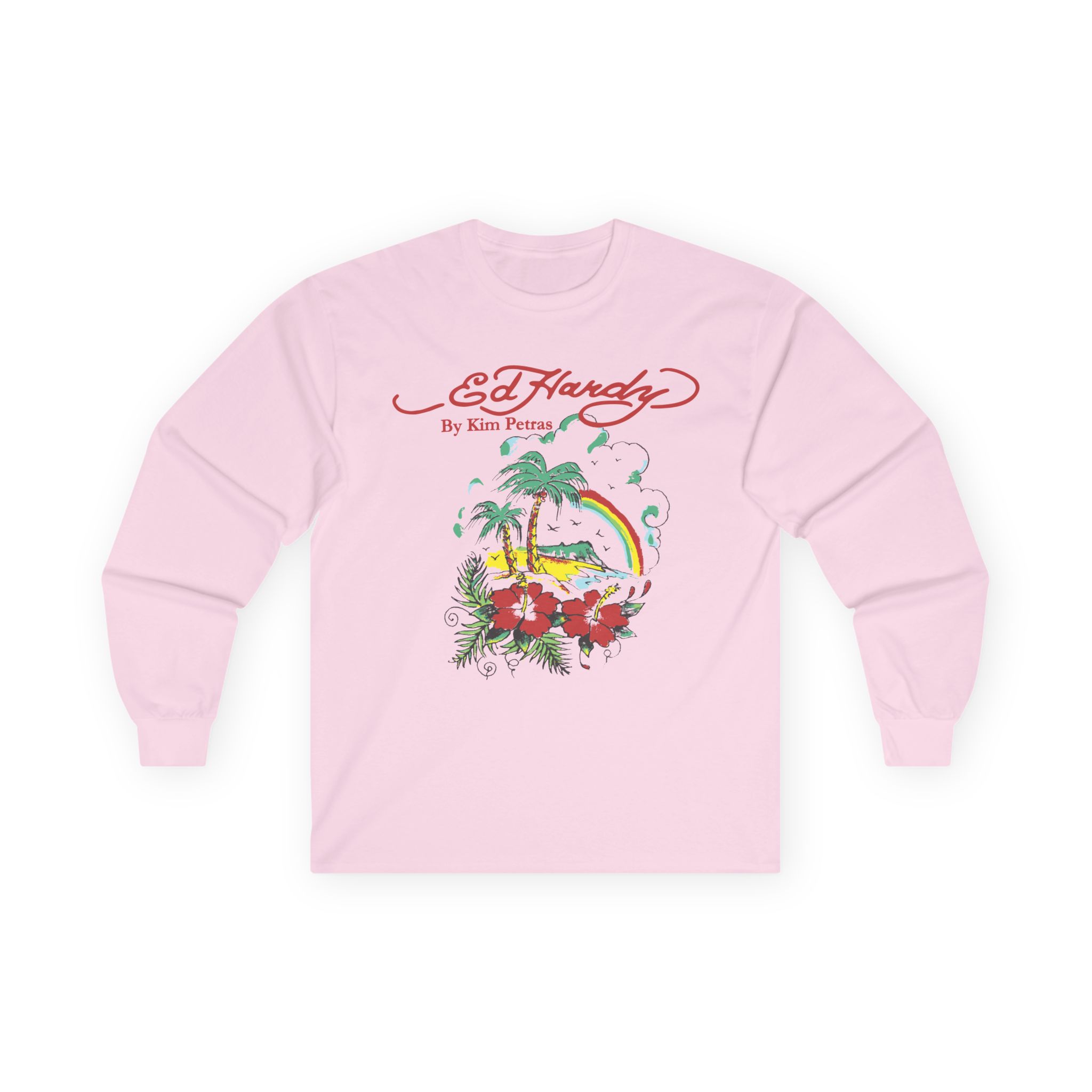 Kim Petras Tropical Scene Lettuce Unisex Ultra Cotton Long Sleeve Tee