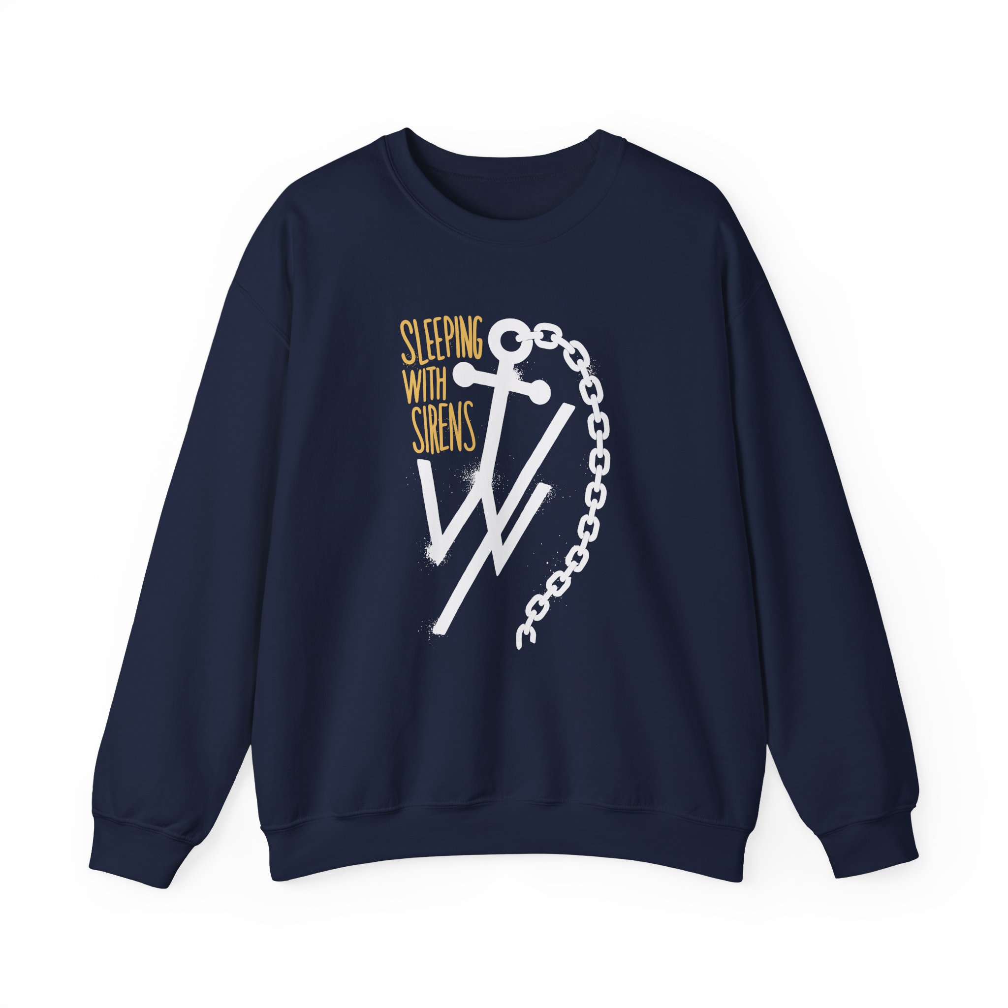 Sleeping With Sirens Anchor Chain Unisex Heavy Blendâ„¢ Crewneck Sweatshirt