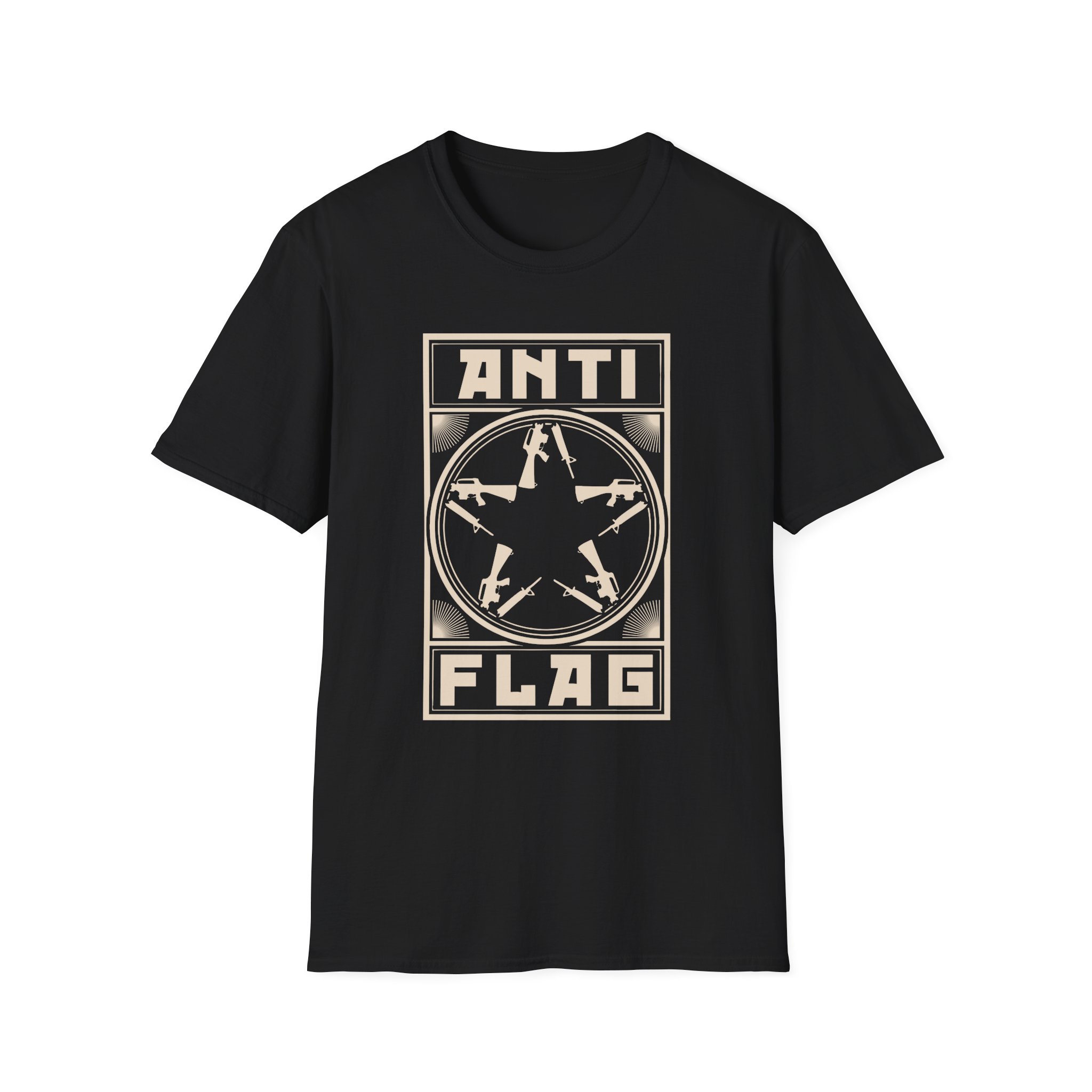 Anti Flag Comrade Gunstar Unisex Softstyle T-Shirt