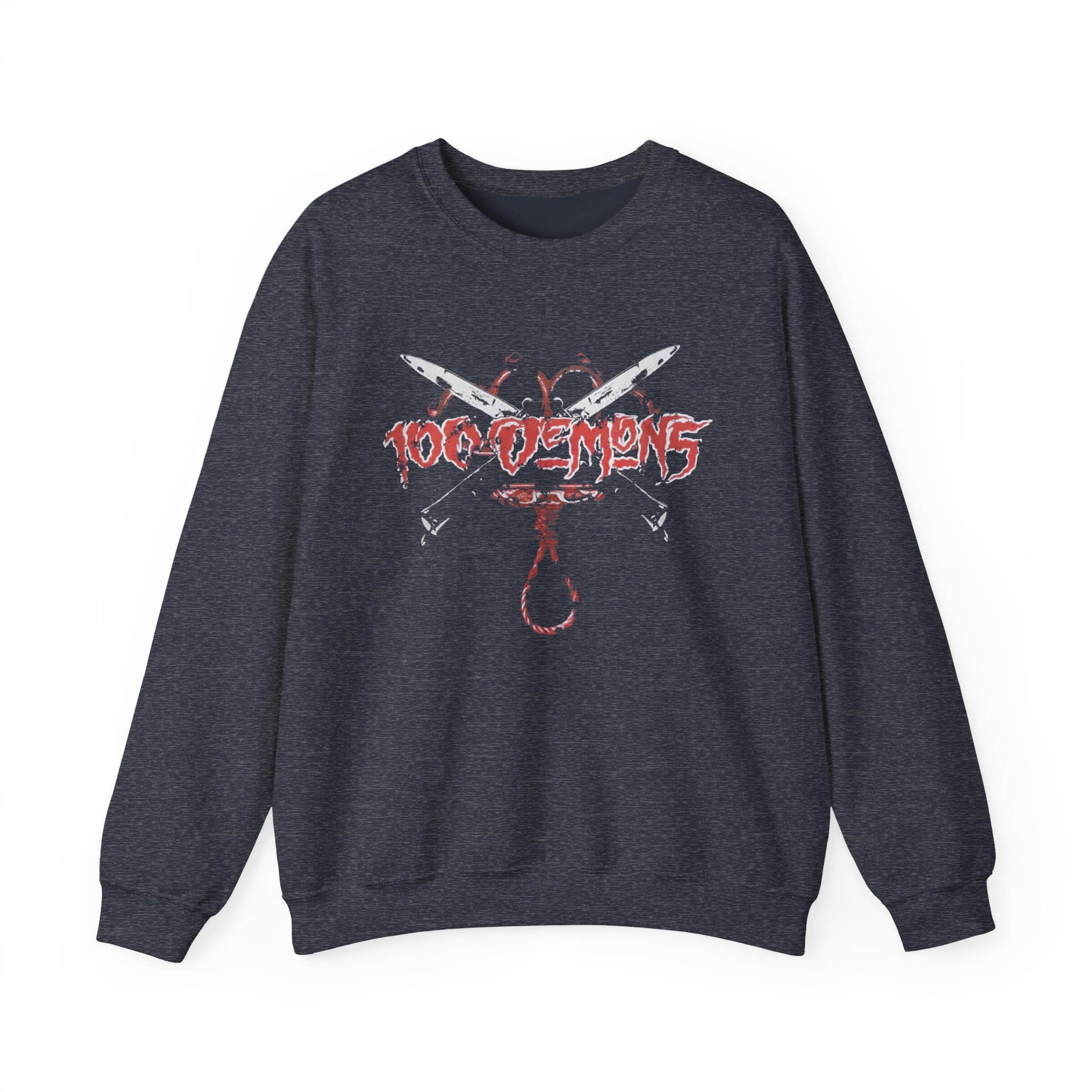 100 Demons Unisex Heavy Blendâ„¢ Crewneck Sweatshirt
