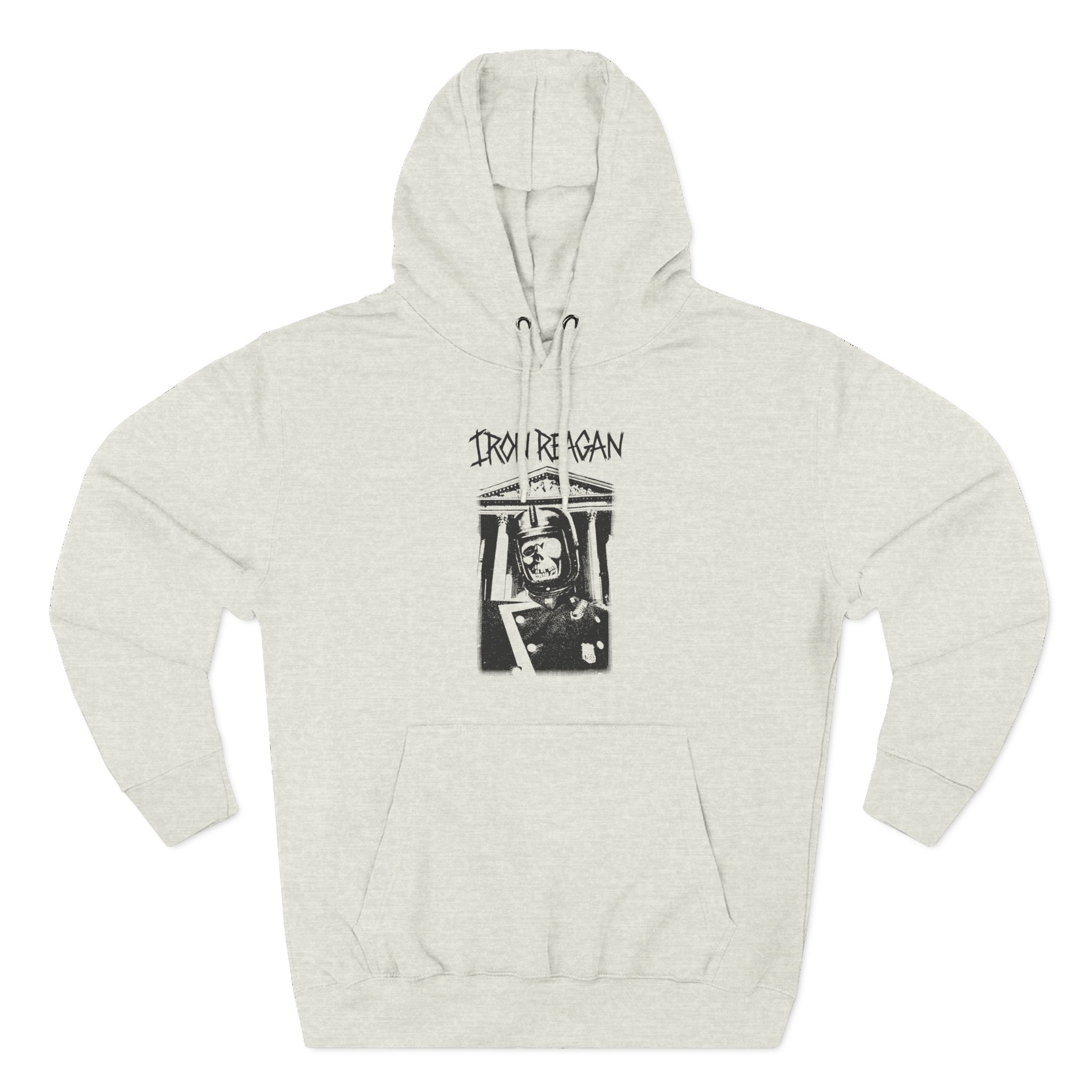 Iron Reagan Rewind Black Ink Three-Panel Fleece Hoodie