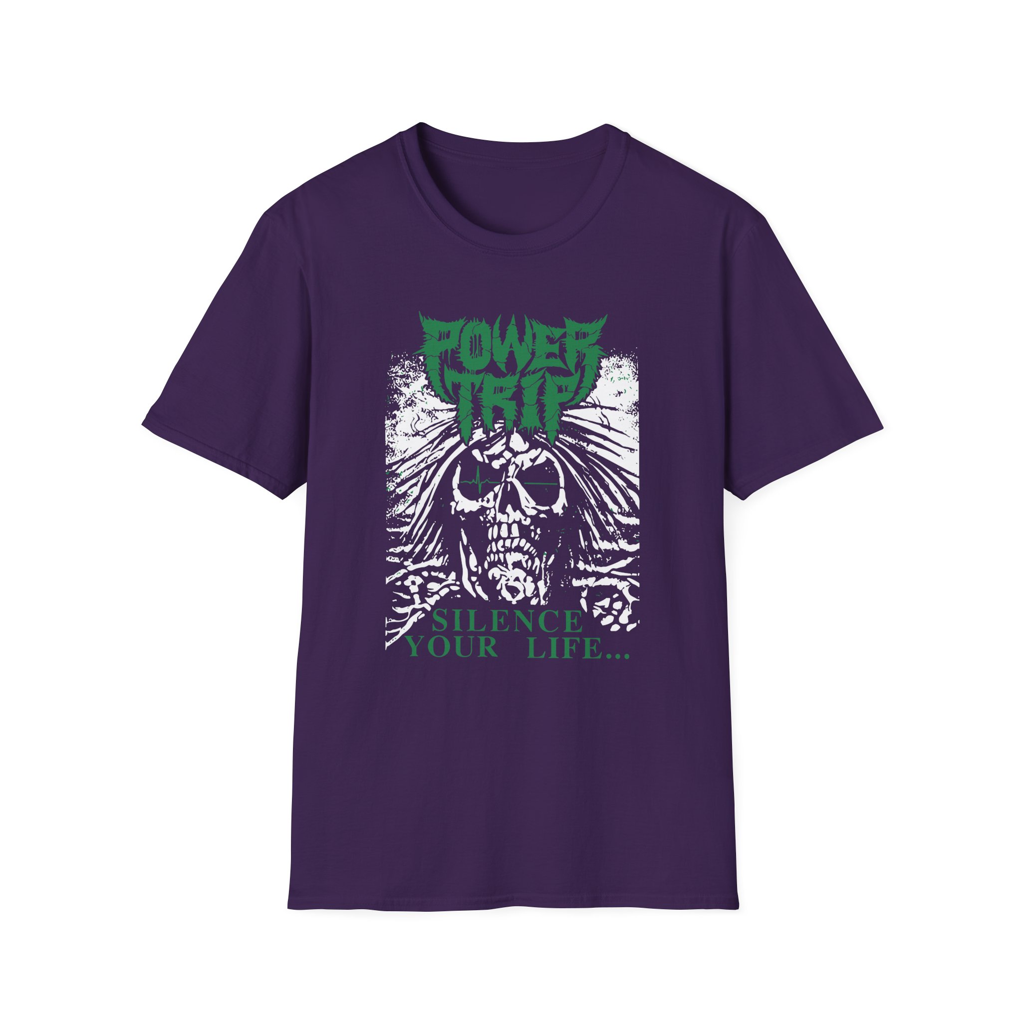 Power Trip Silence Unisex Softstyle T-Shirt