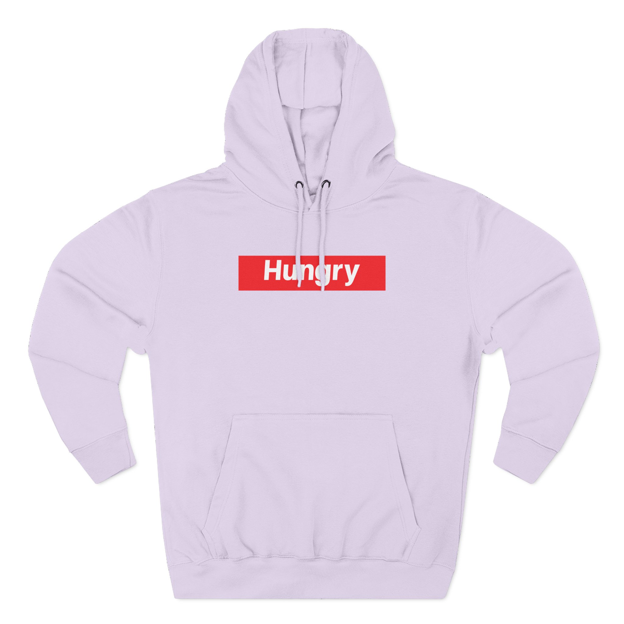 Hungry Box Logo Three-Panel Fleece Hoodie