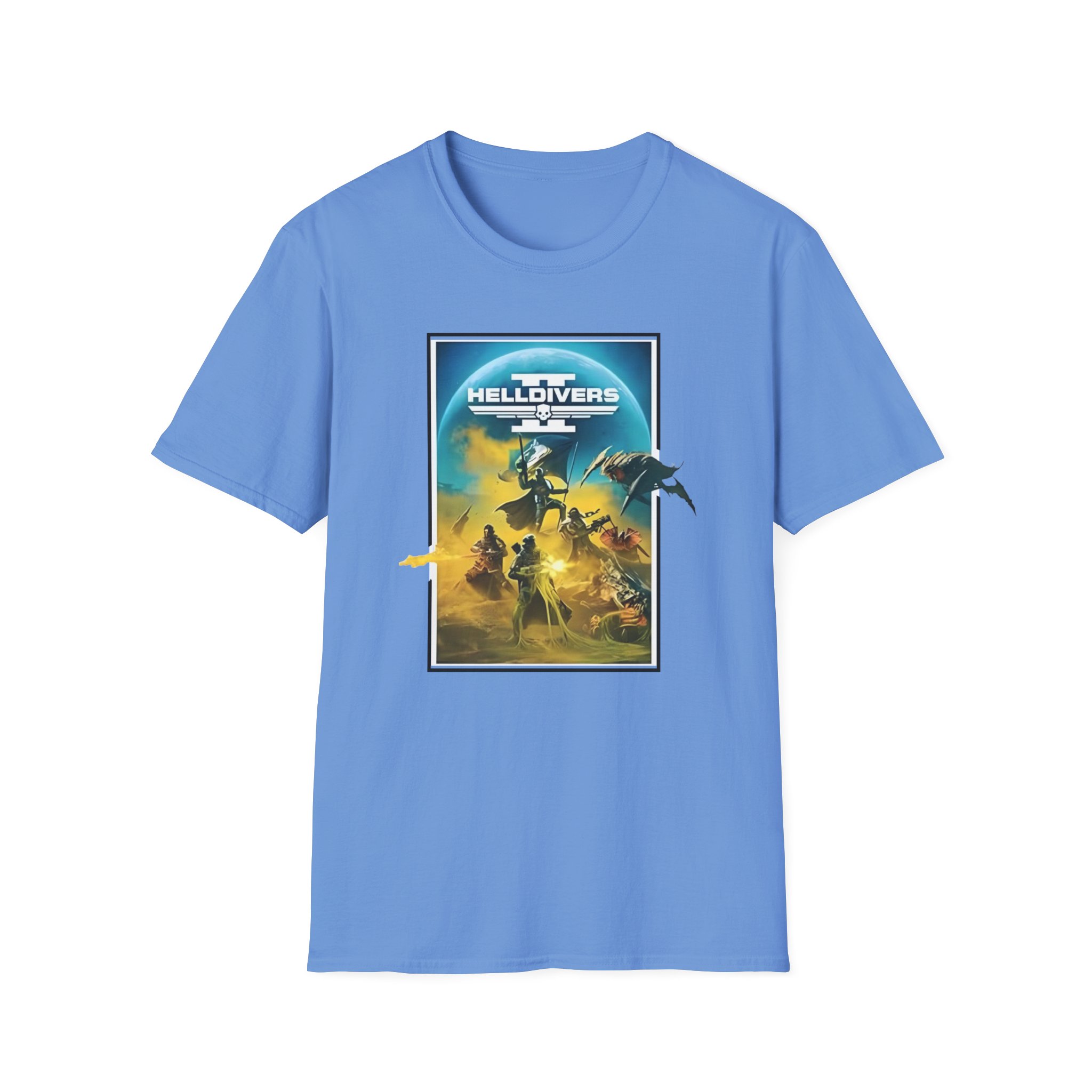 Helldivers Key Art Unisex Softstyle T-Shirt