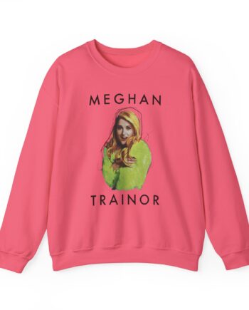 Meghan Trainor Title Pose Turquoise Unisex Heavy Blend™ Crewneck Sweatshirt