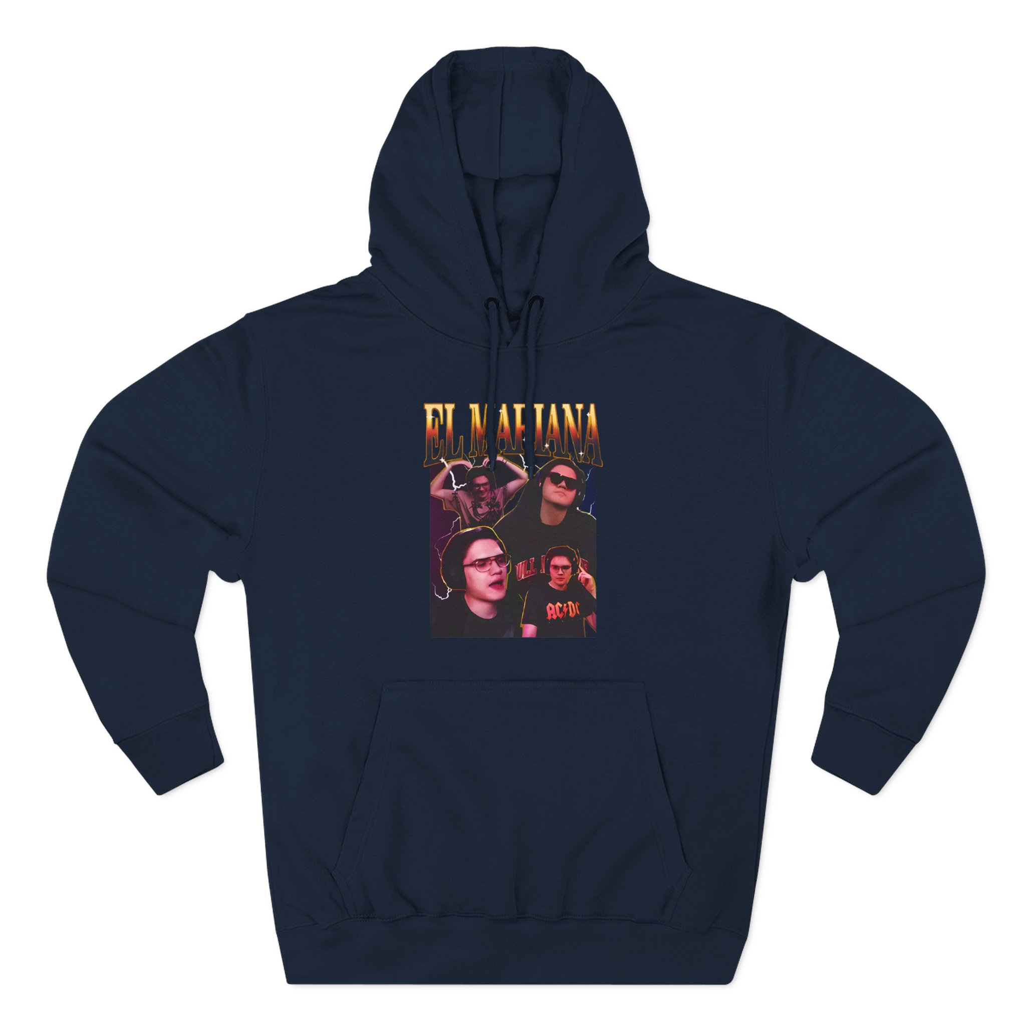 El Mariana Three-Panel Fleece Hoodie