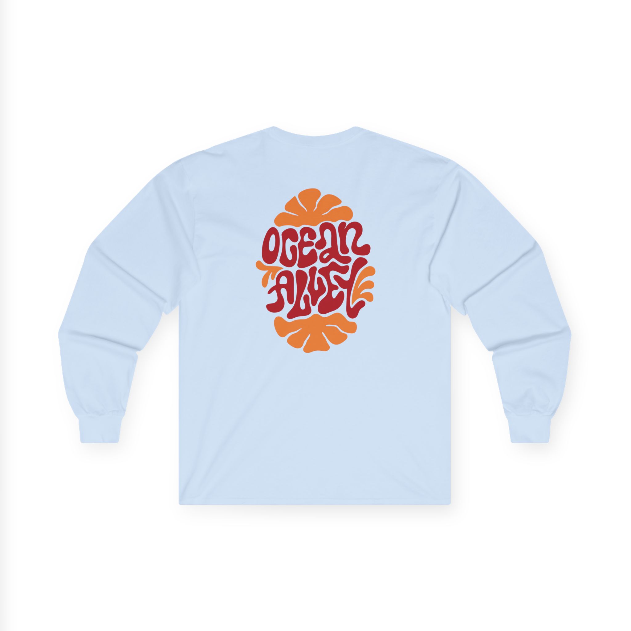 Ocean Alley Cracked Egg Unisex Ultra Cotton Long Sleeve Tee