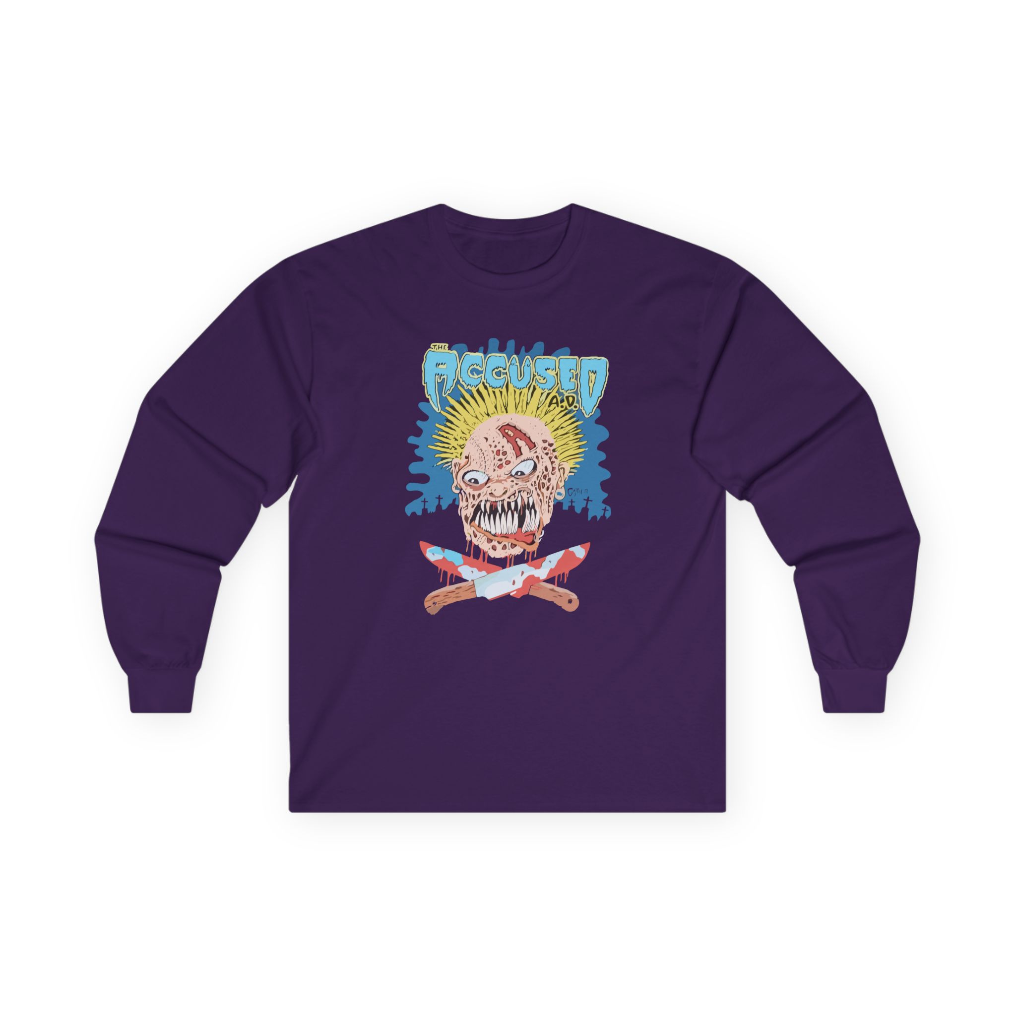 Accused Ad Knives Unisex Ultra Cotton Long Sleeve Tee