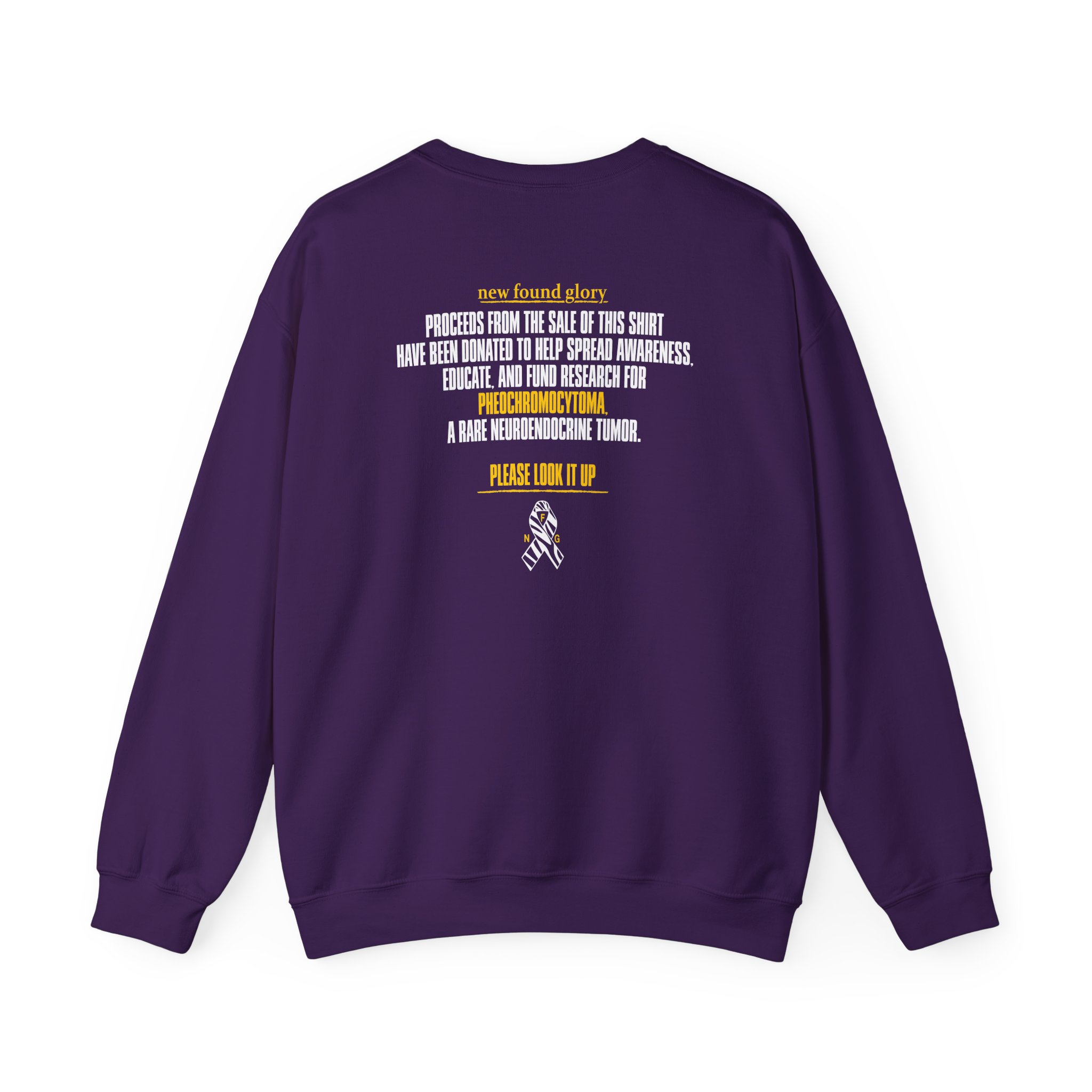 New Found Glory Pheochromocytoma Charity Unisex Heavy Blendâ„¢ Crewneck Sweatshirt