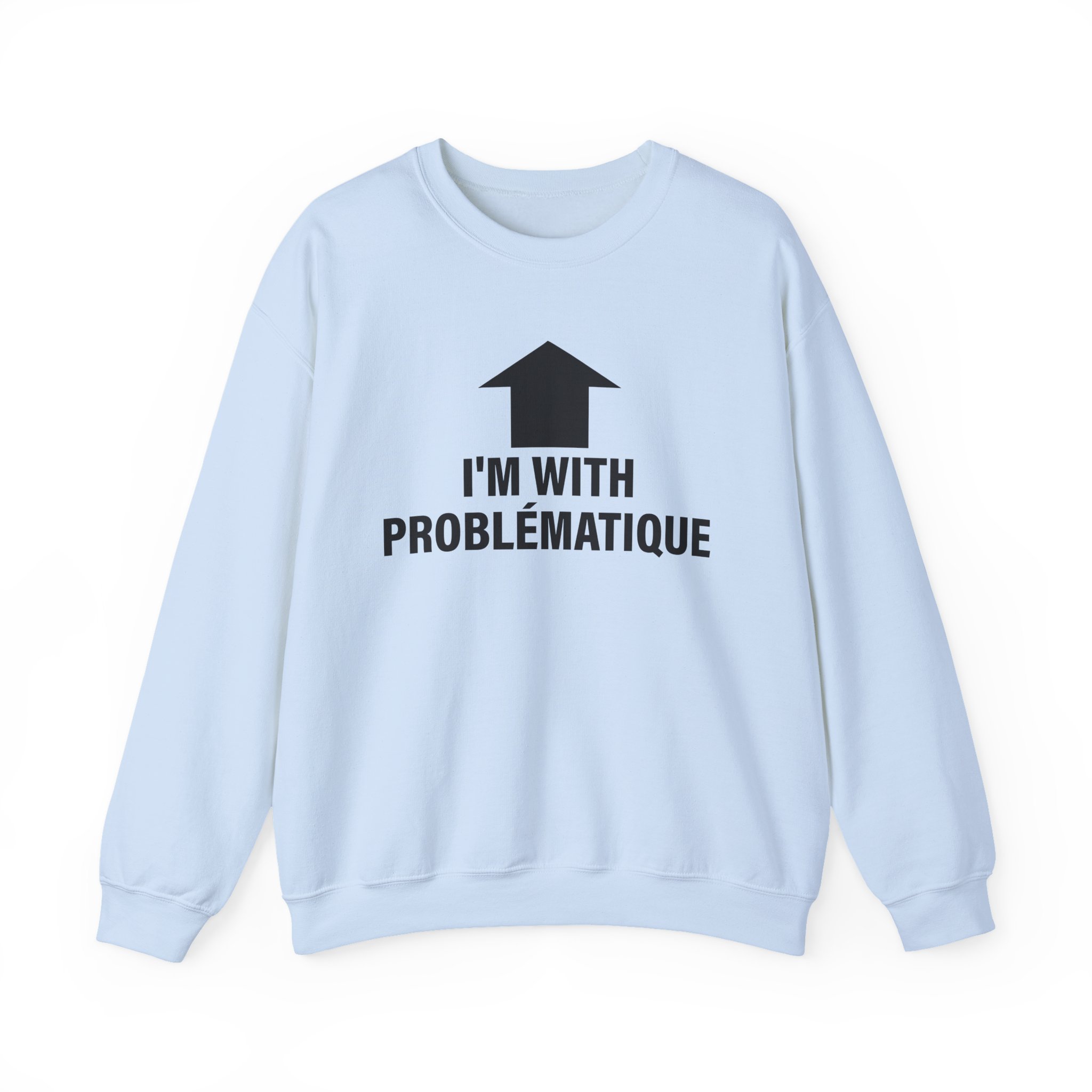 Kim Petras I’m With Problématique Unisex Heavy Blend™ Crewneck Sweatshirt