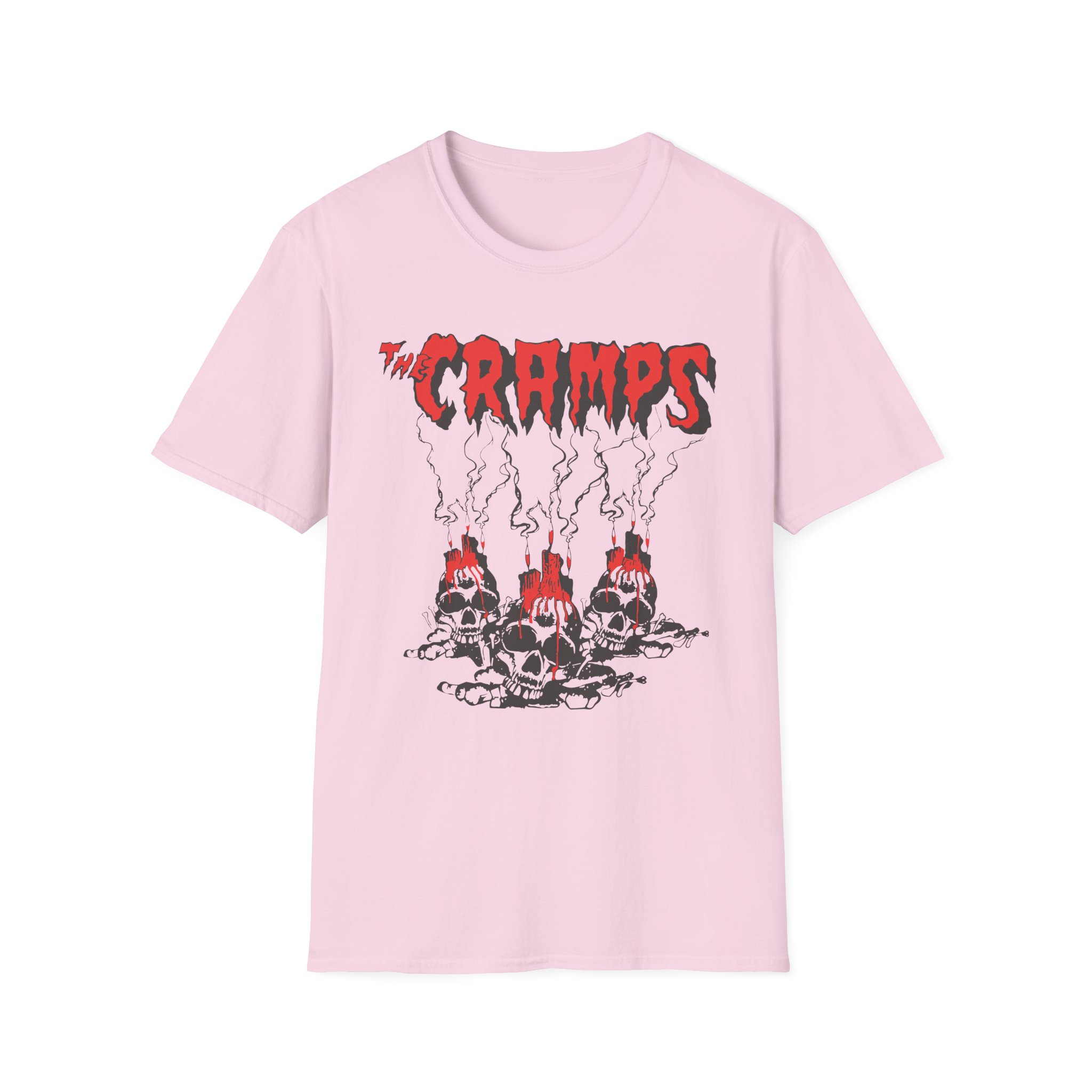 The Cramps Voodoo Skulls Unisex Softstyle T-Shirt
